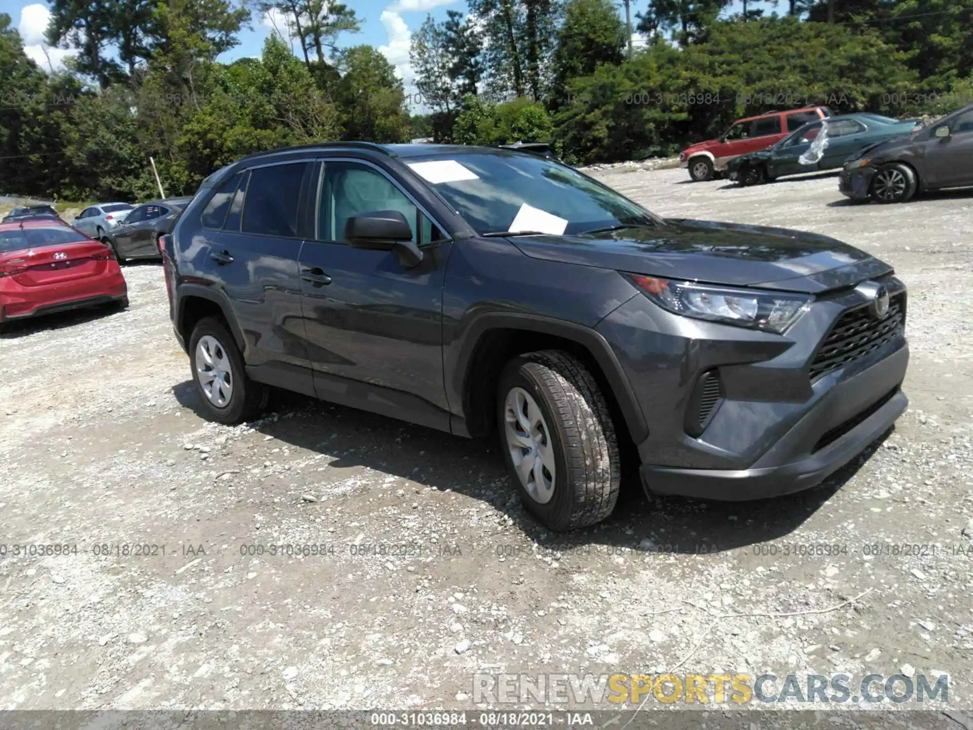 1 Photograph of a damaged car 2T3H1RFV5LC043726 TOYOTA RAV4 2020