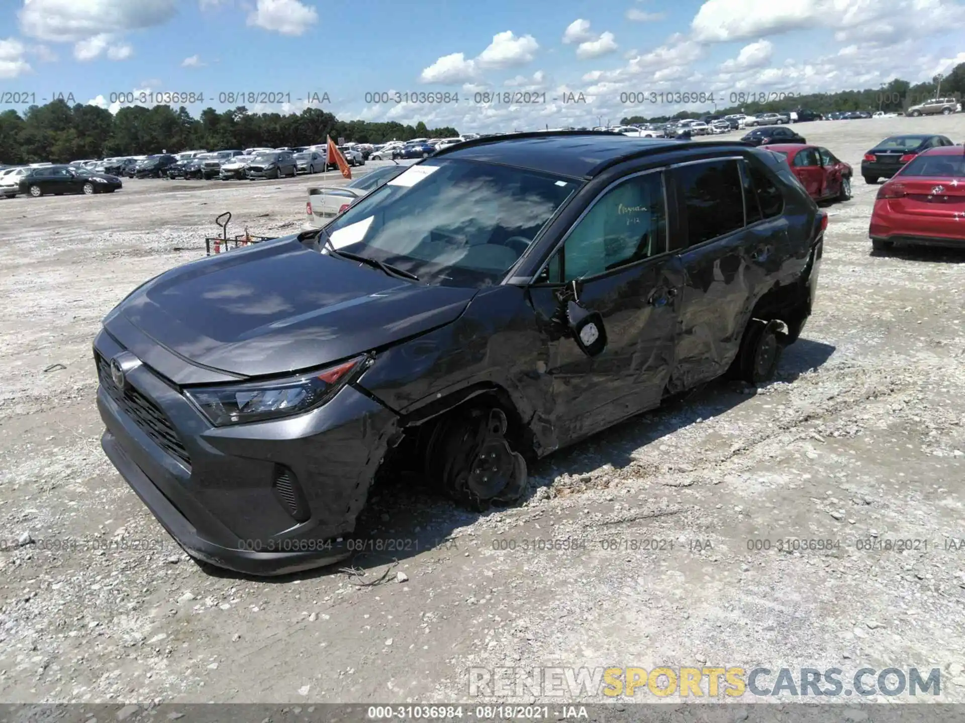 6 Photograph of a damaged car 2T3H1RFV5LC043726 TOYOTA RAV4 2020