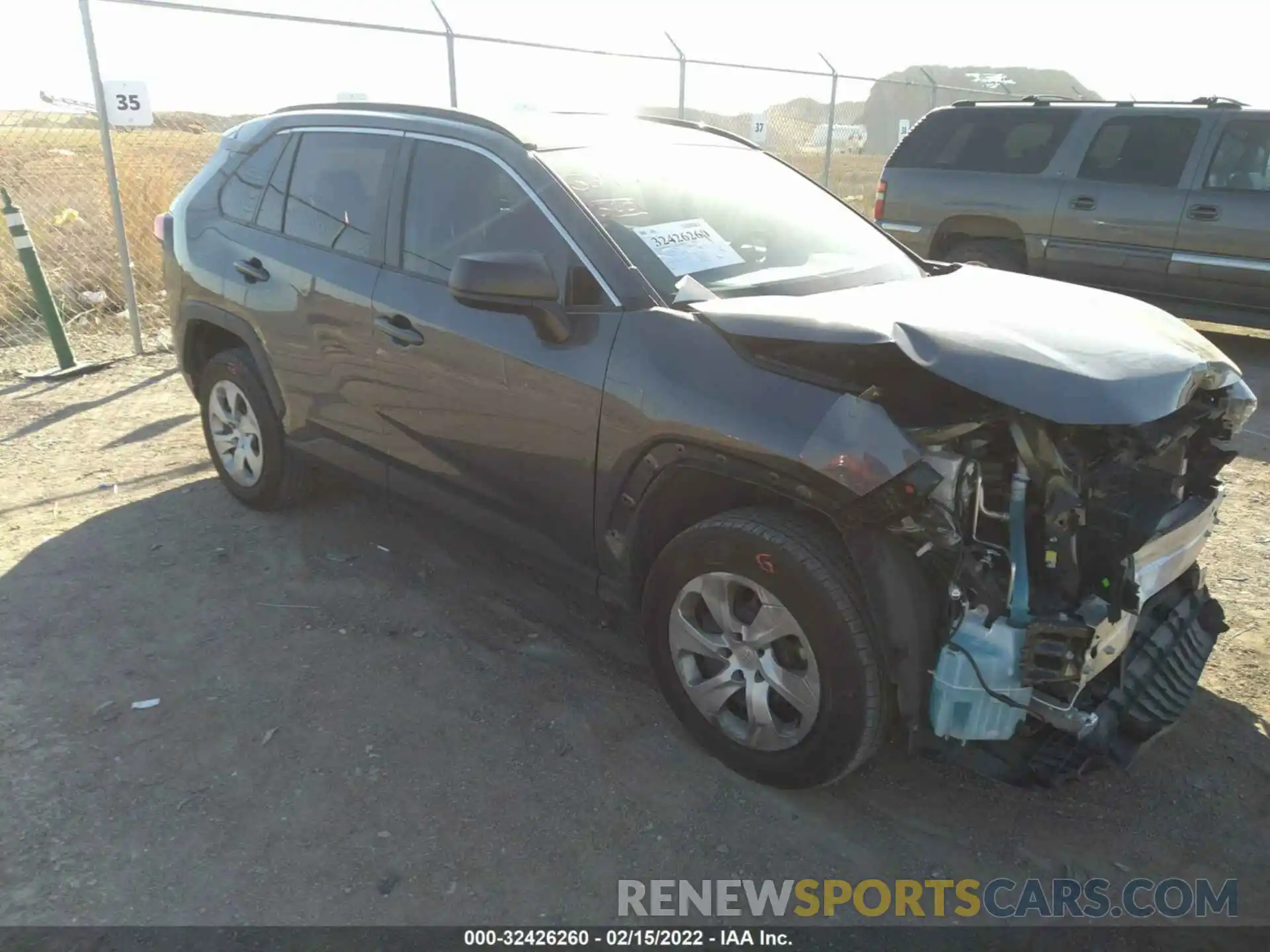 1 Photograph of a damaged car 2T3H1RFV5LC045251 TOYOTA RAV4 2020