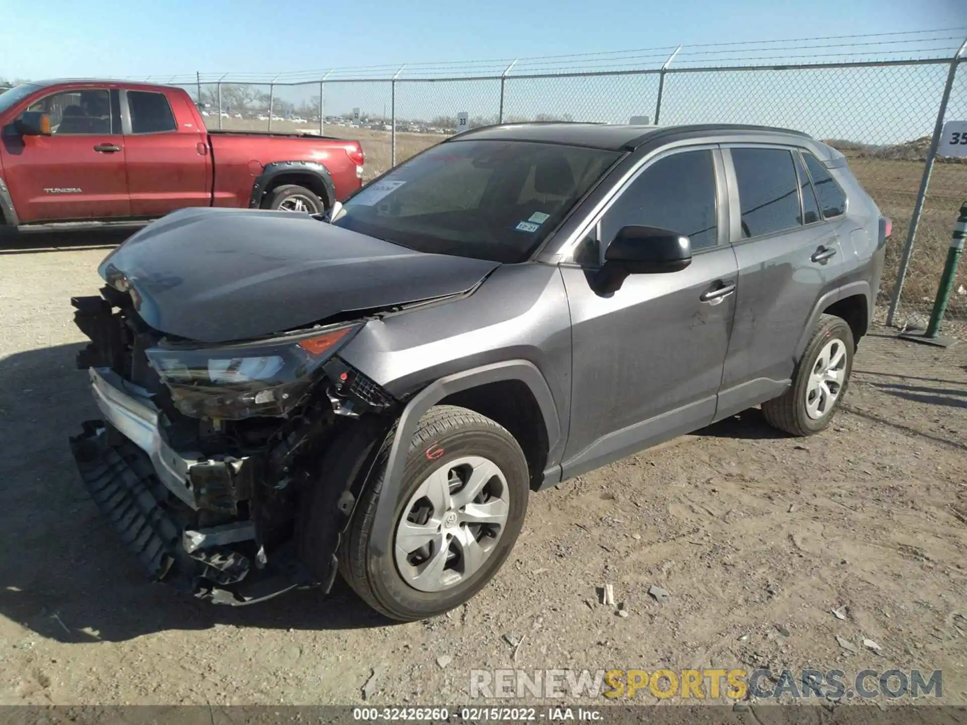 2 Photograph of a damaged car 2T3H1RFV5LC045251 TOYOTA RAV4 2020