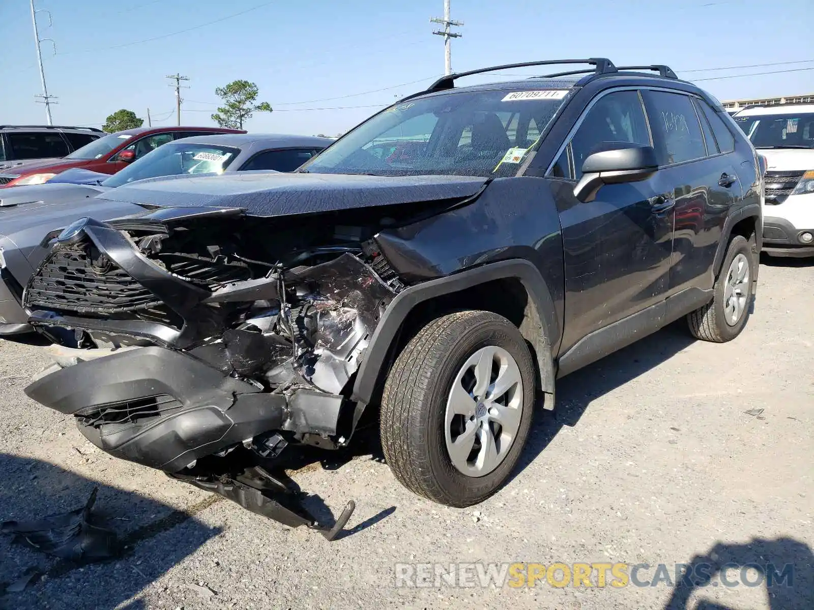 2 Photograph of a damaged car 2T3H1RFV5LC046108 TOYOTA RAV4 2020