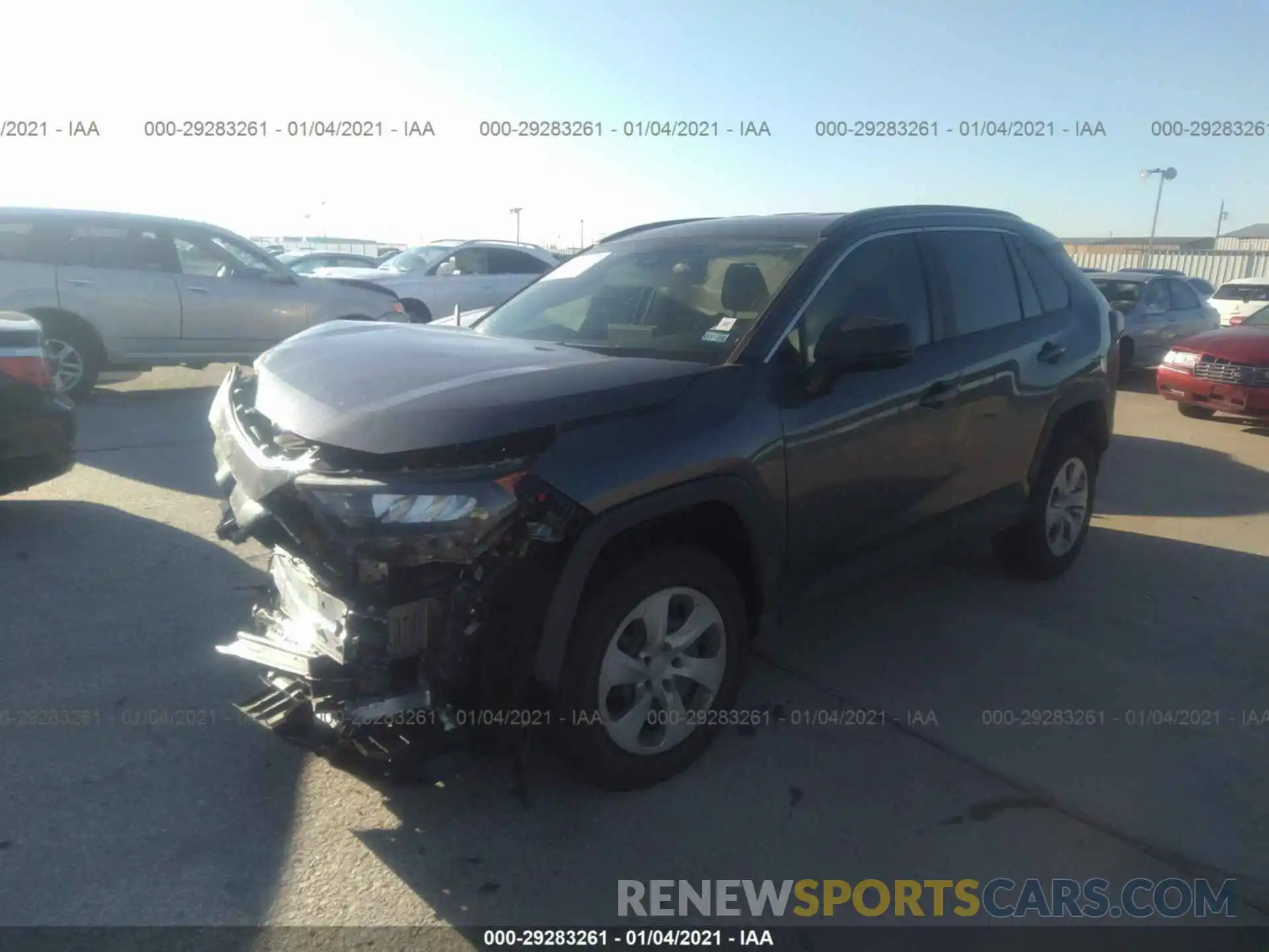 2 Фотография поврежденного автомобиля 2T3H1RFV5LC049106 TOYOTA RAV4 2020