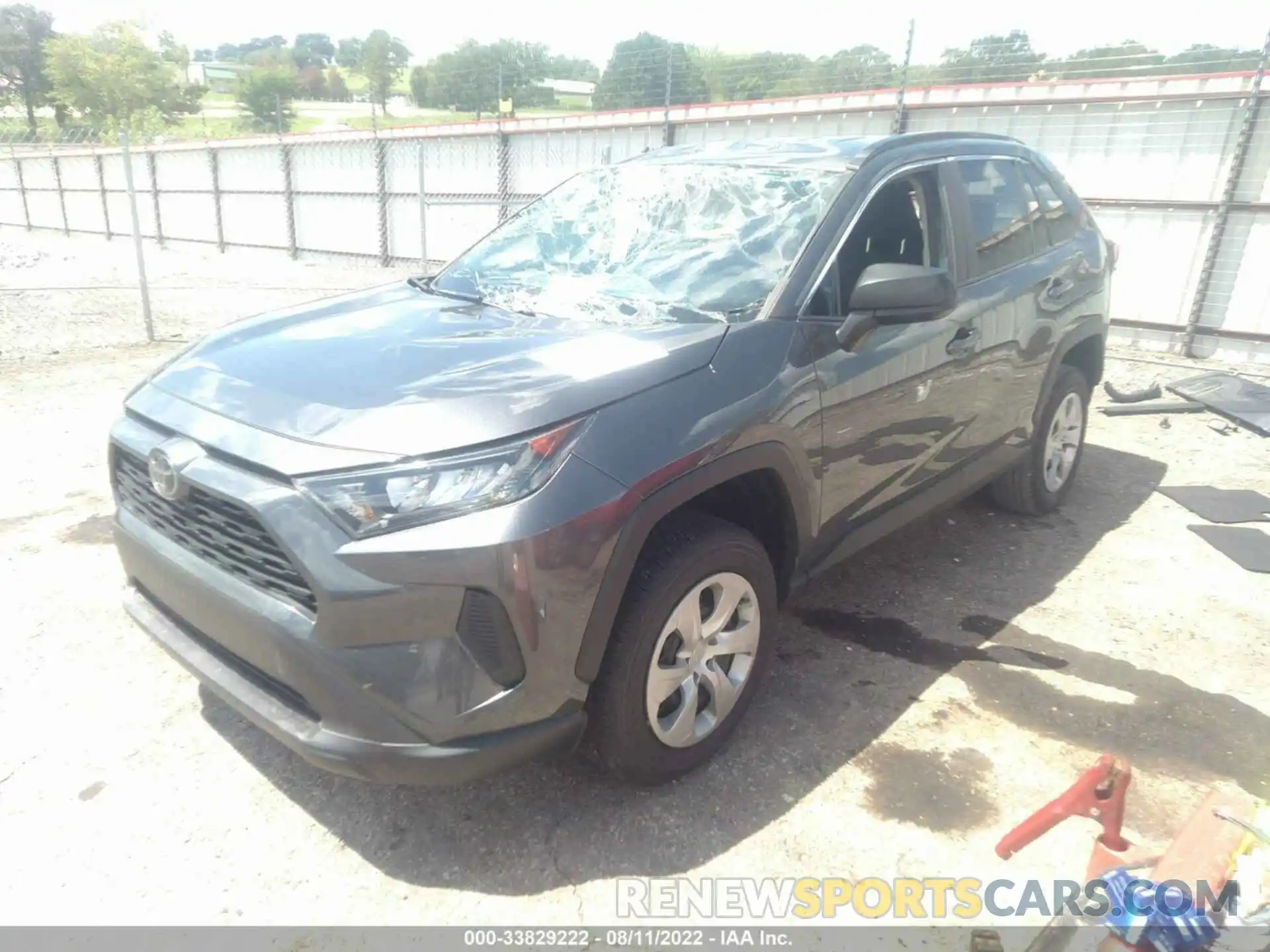 2 Photograph of a damaged car 2T3H1RFV5LC056833 TOYOTA RAV4 2020