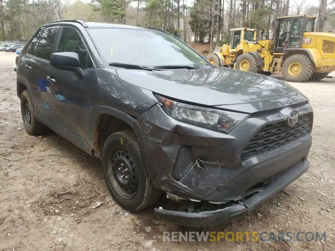 1 Photograph of a damaged car 2T3H1RFV5LC061966 TOYOTA RAV4 2020