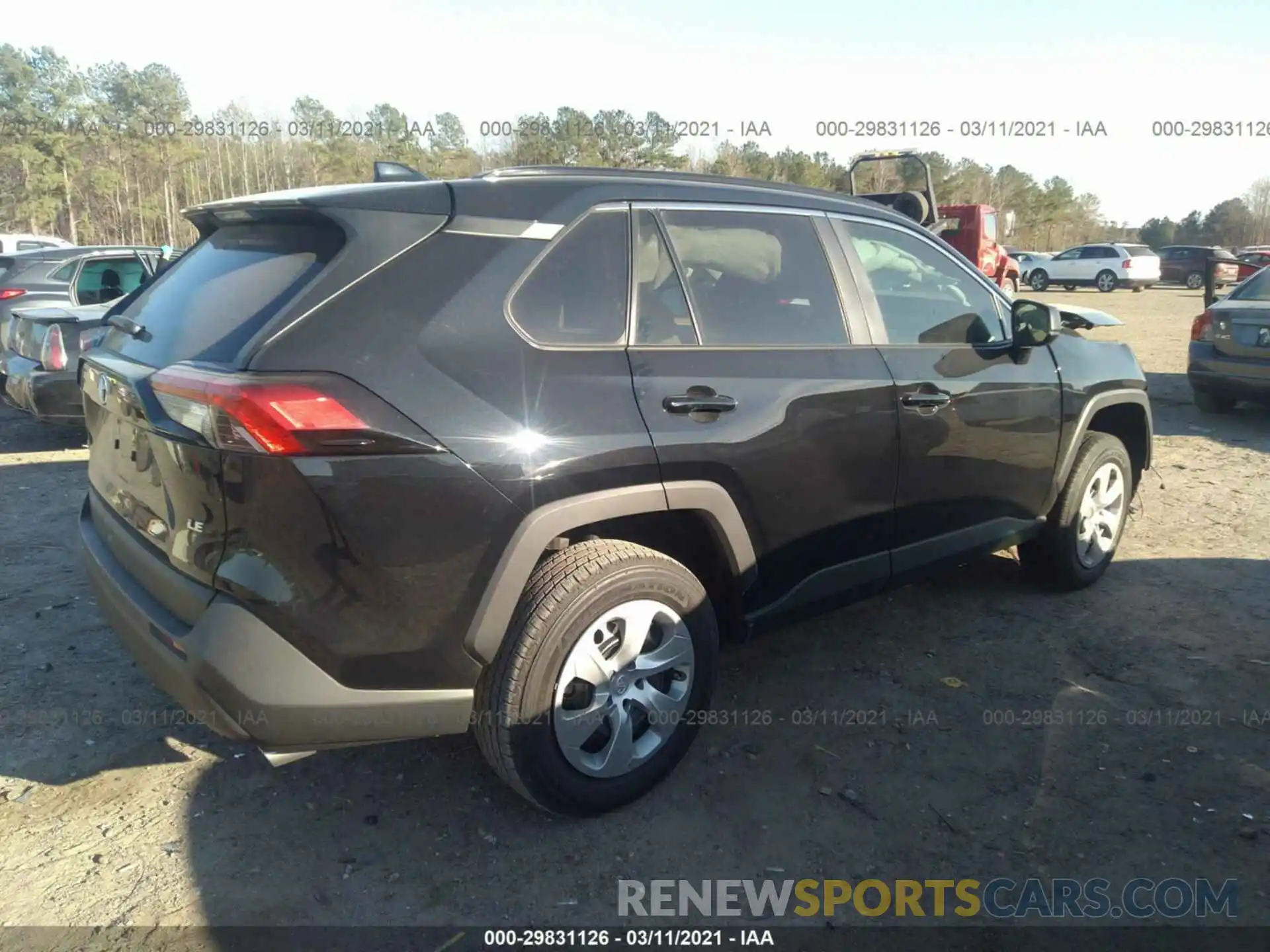 4 Photograph of a damaged car 2T3H1RFV5LC063121 TOYOTA RAV4 2020