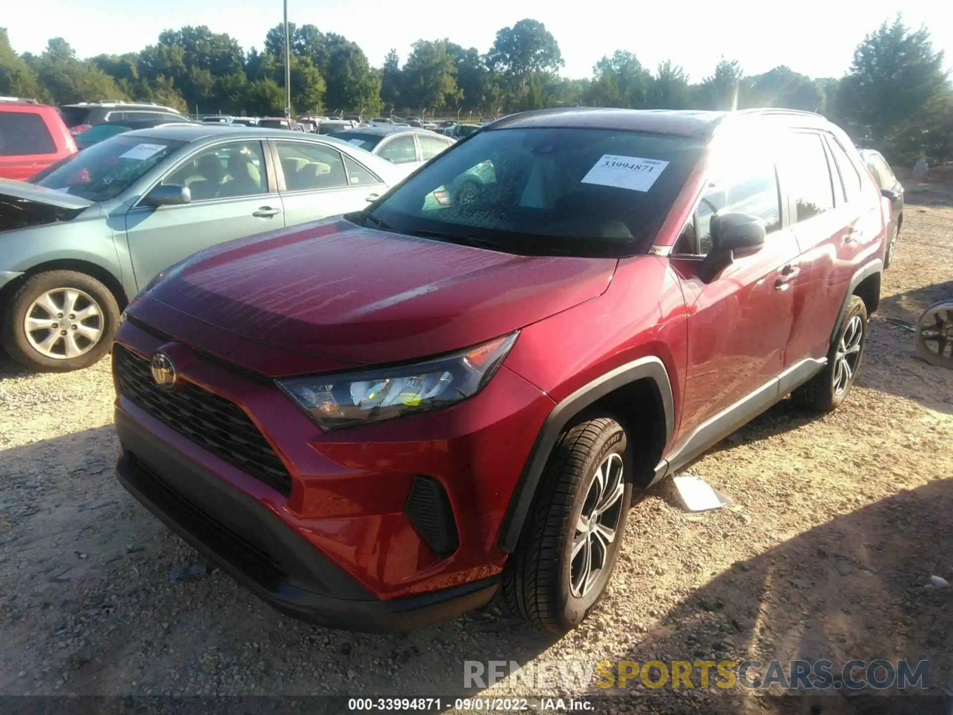 2 Photograph of a damaged car 2T3H1RFV5LC063412 TOYOTA RAV4 2020