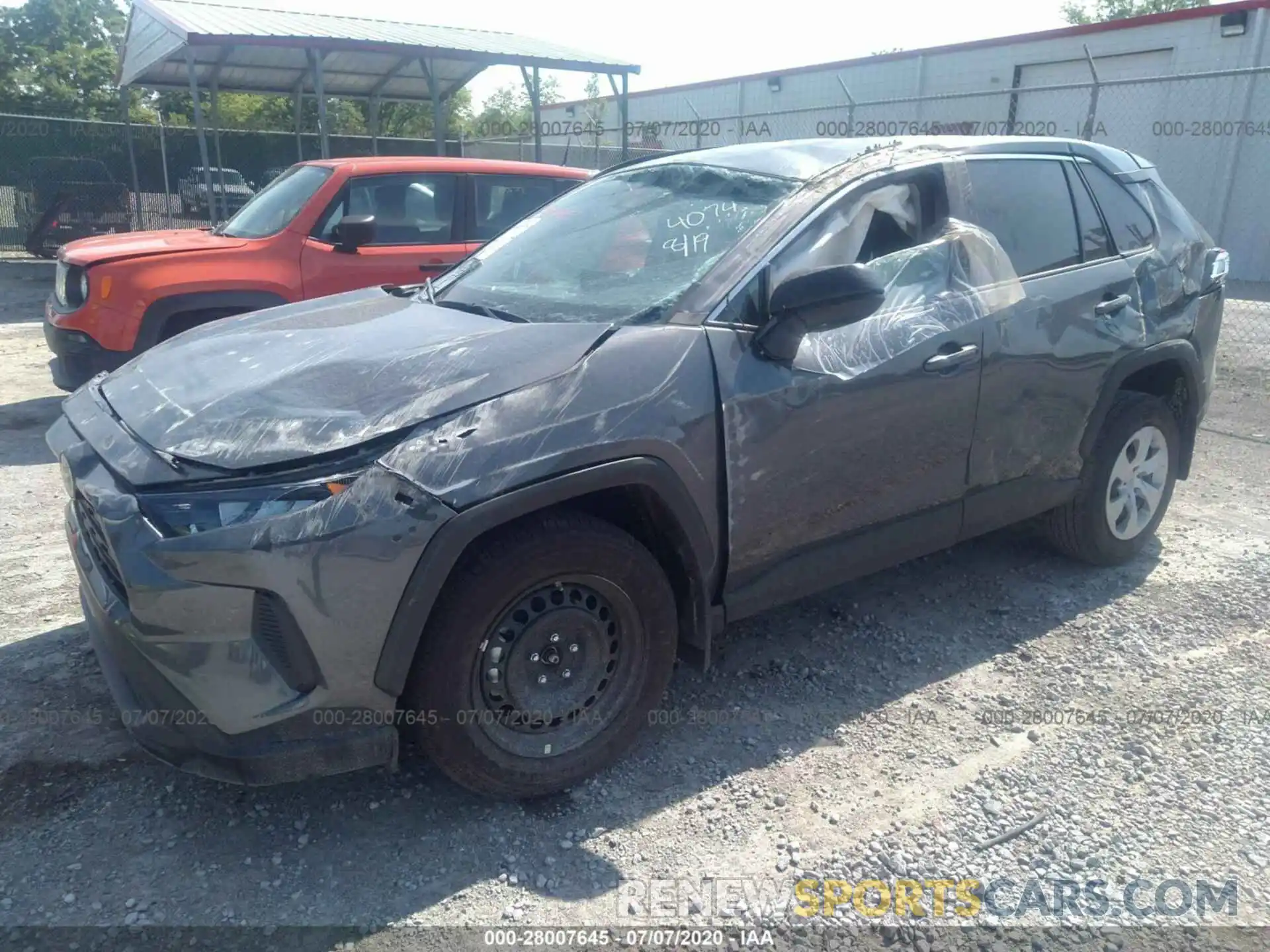 2 Photograph of a damaged car 2T3H1RFV5LC064074 TOYOTA RAV4 2020