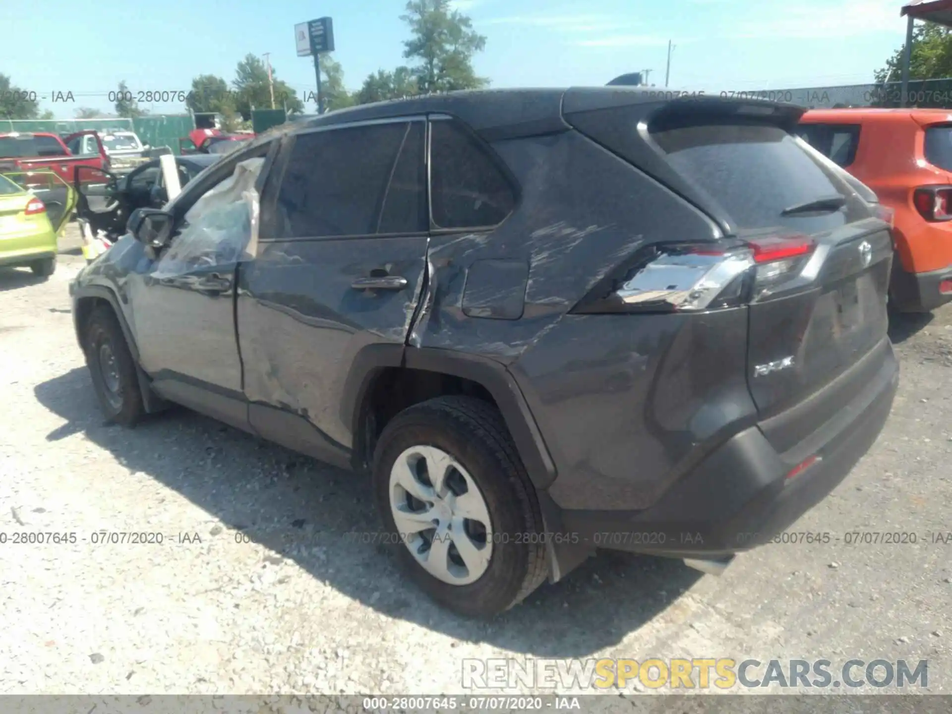 3 Photograph of a damaged car 2T3H1RFV5LC064074 TOYOTA RAV4 2020