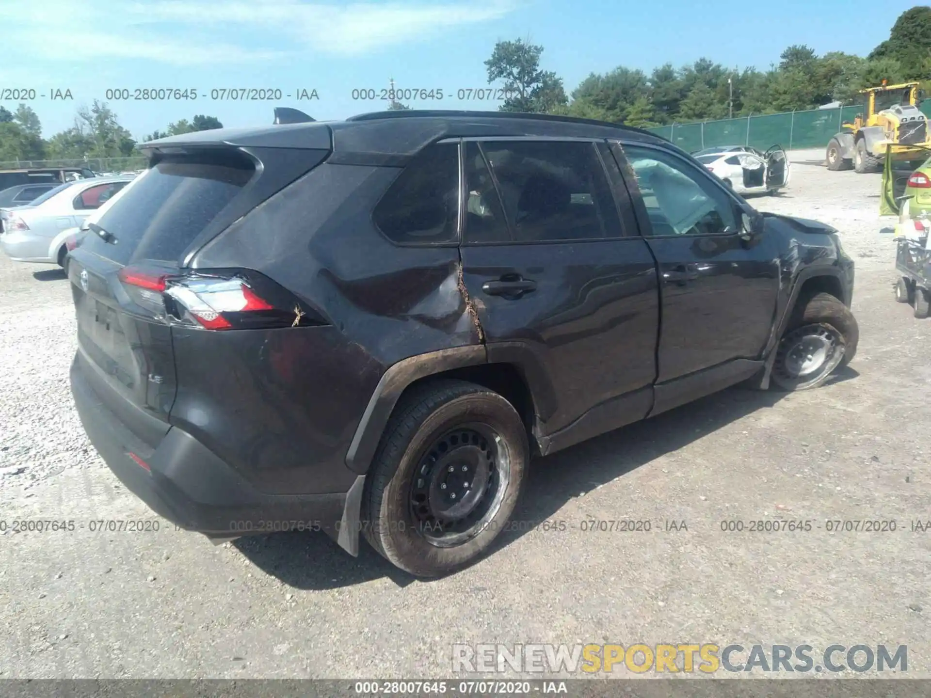 4 Photograph of a damaged car 2T3H1RFV5LC064074 TOYOTA RAV4 2020