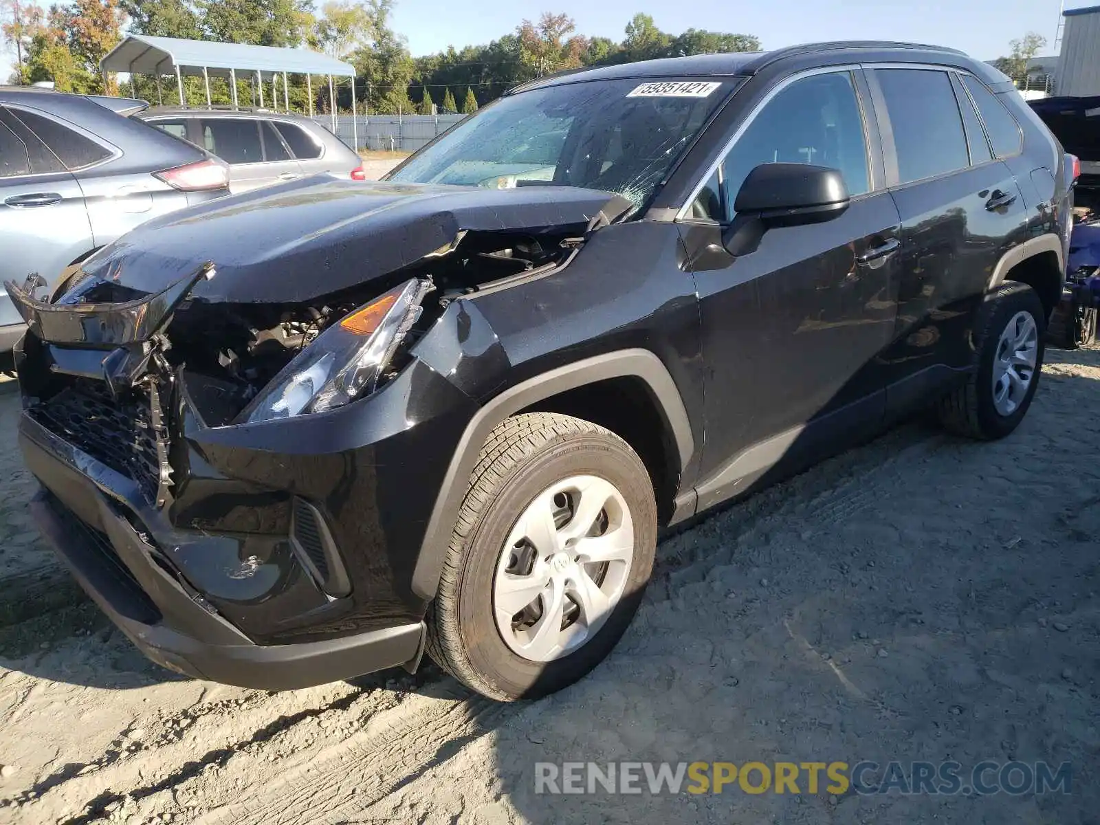 2 Photograph of a damaged car 2T3H1RFV5LC065614 TOYOTA RAV4 2020