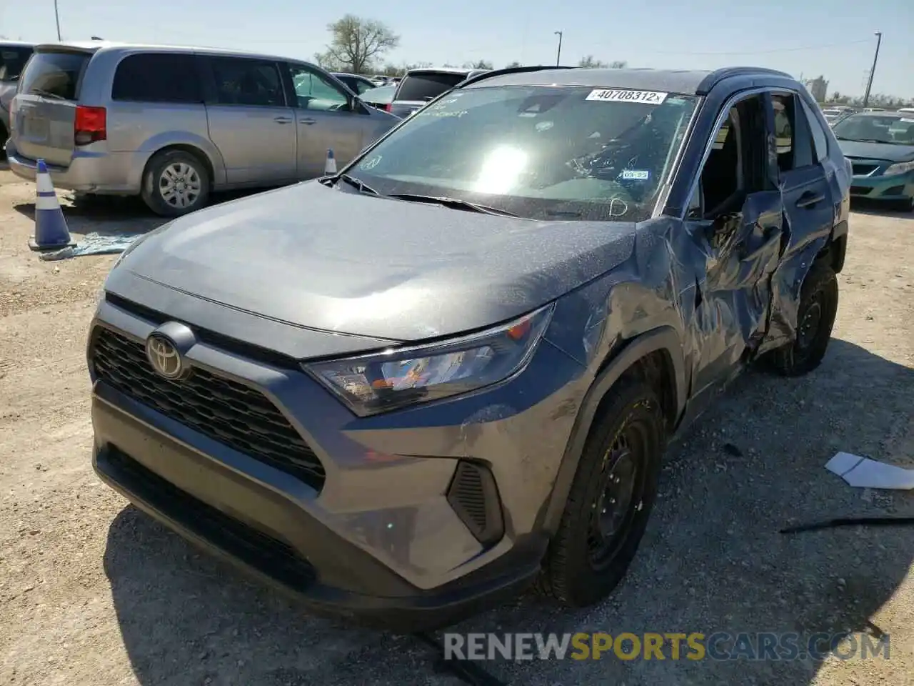 2 Photograph of a damaged car 2T3H1RFV5LC067038 TOYOTA RAV4 2020