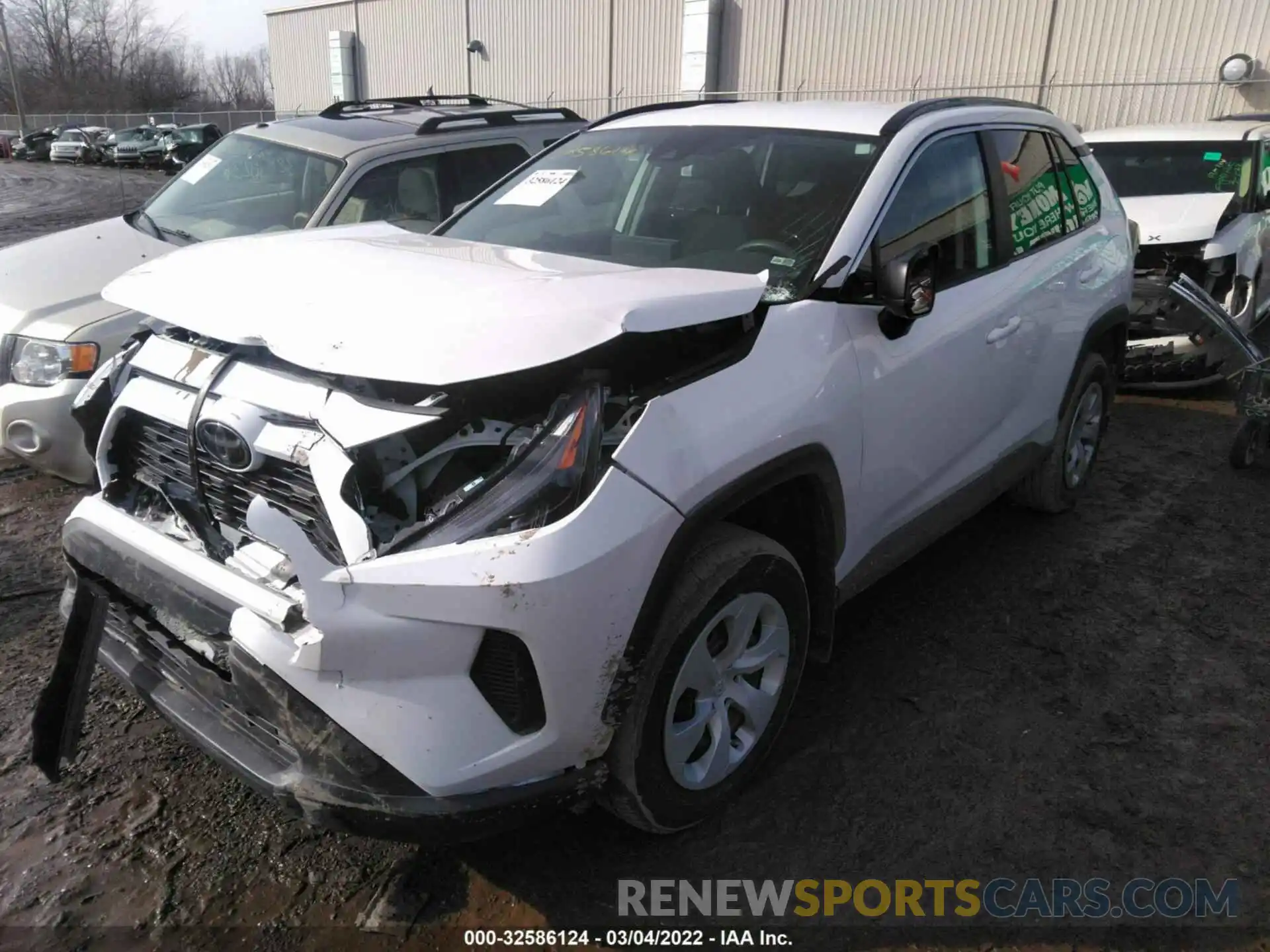 2 Photograph of a damaged car 2T3H1RFV5LC076077 TOYOTA RAV4 2020