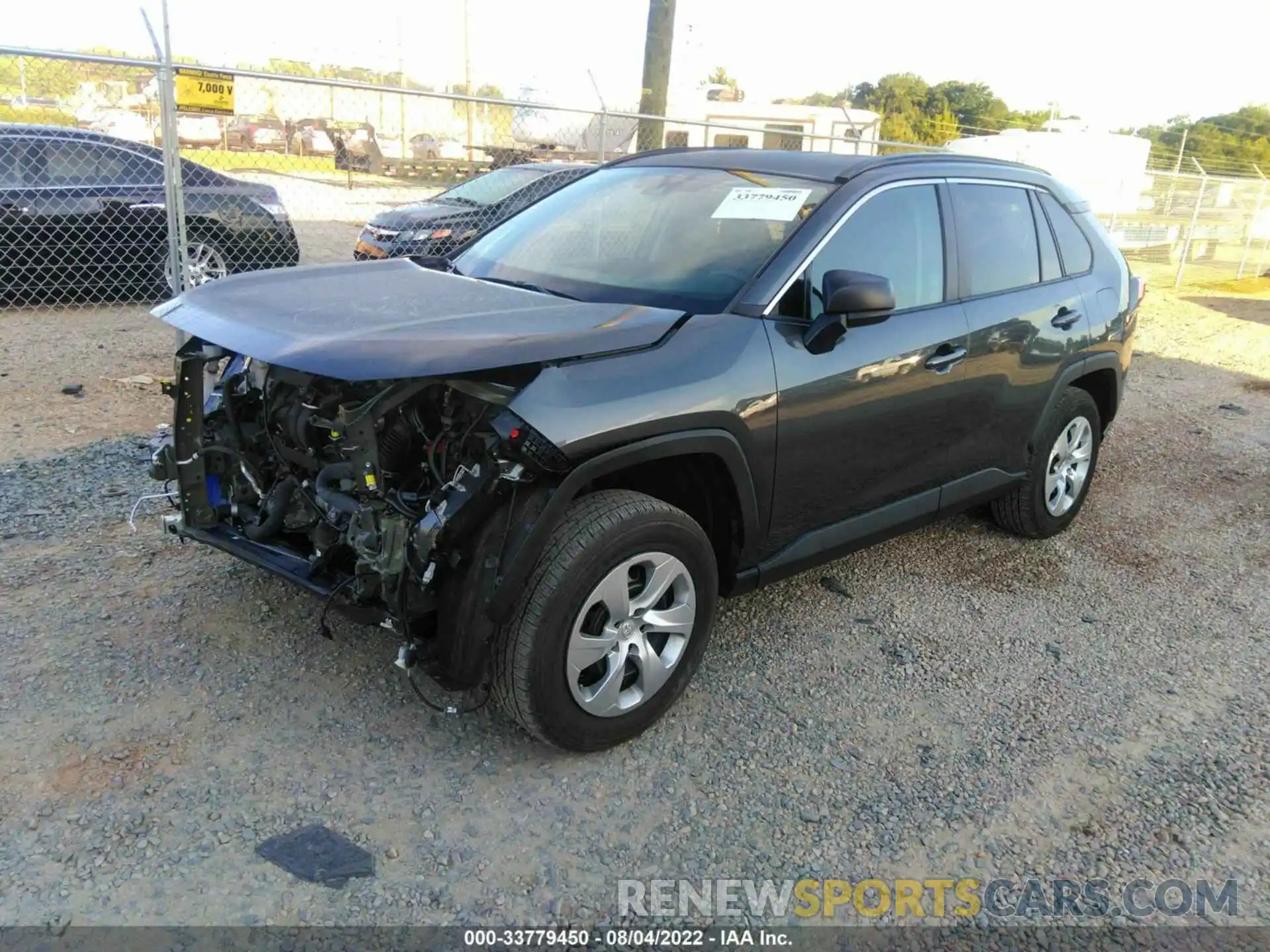 2 Photograph of a damaged car 2T3H1RFV5LC079562 TOYOTA RAV4 2020