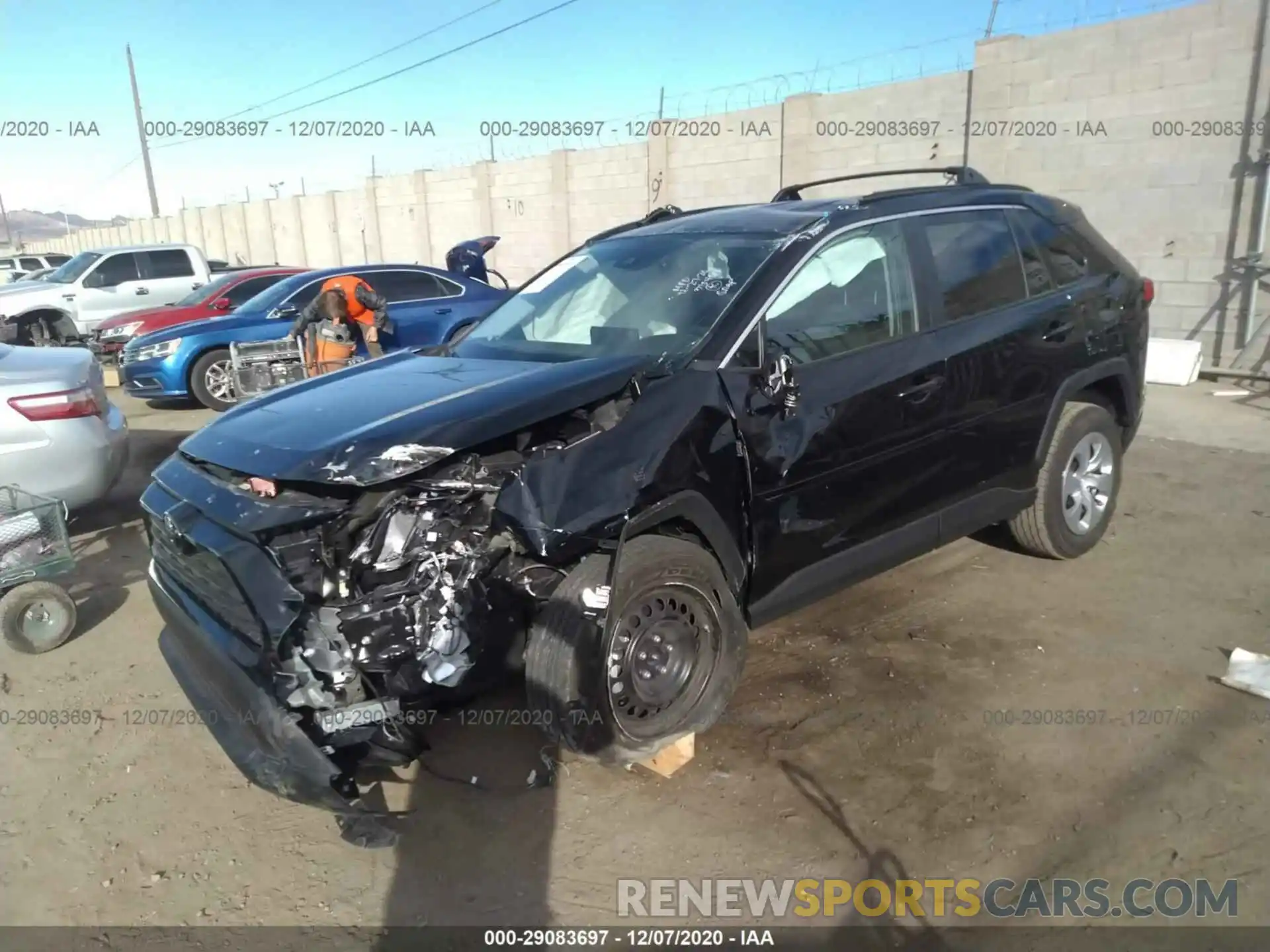 2 Photograph of a damaged car 2T3H1RFV5LC085443 TOYOTA RAV4 2020