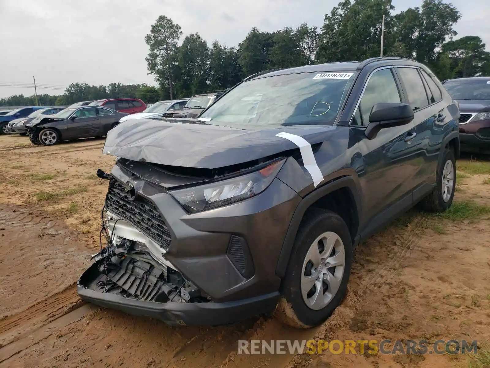 2 Photograph of a damaged car 2T3H1RFV5LW058242 TOYOTA RAV4 2020