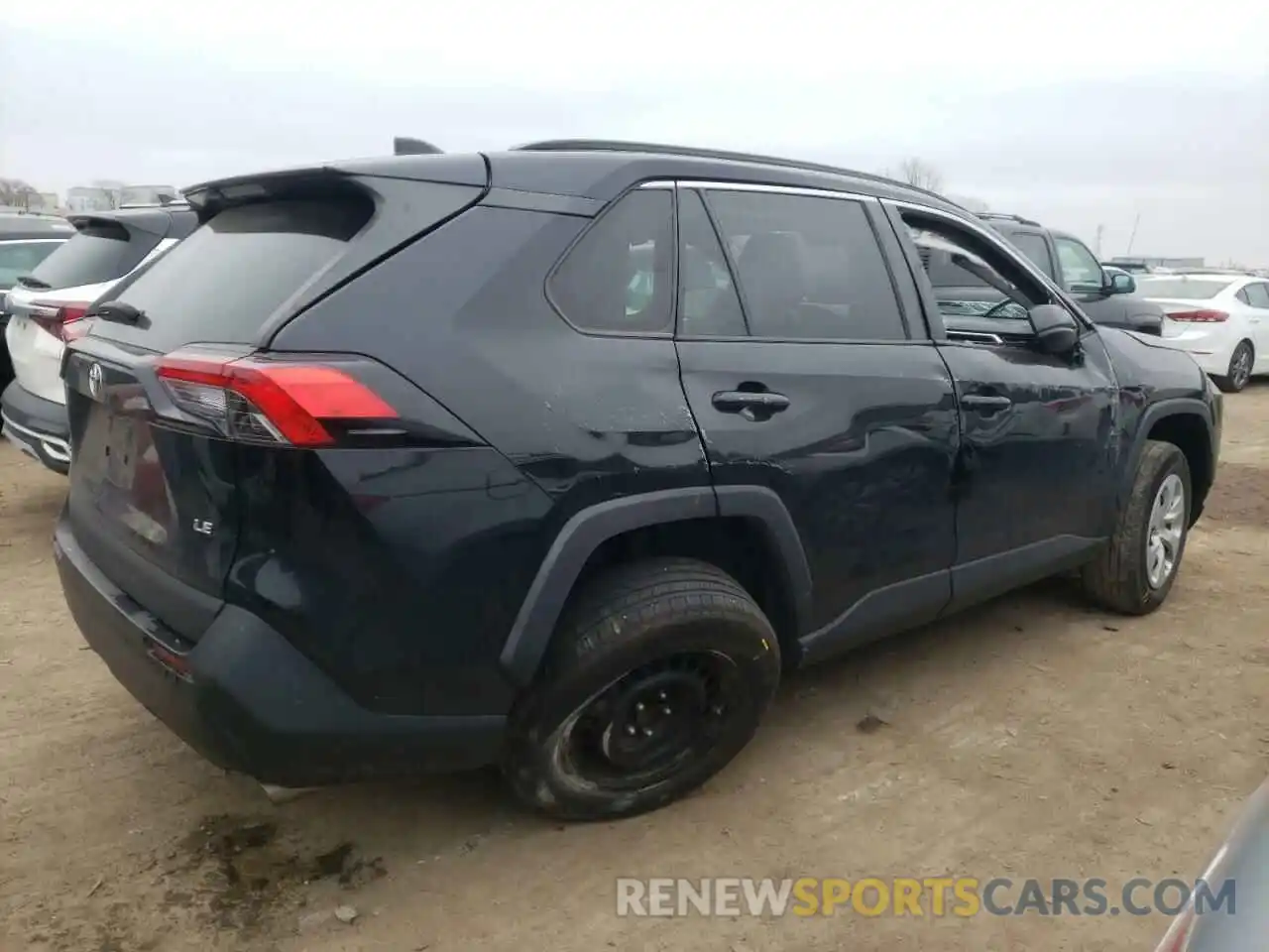 3 Photograph of a damaged car 2T3H1RFV5LW060430 TOYOTA RAV4 2020