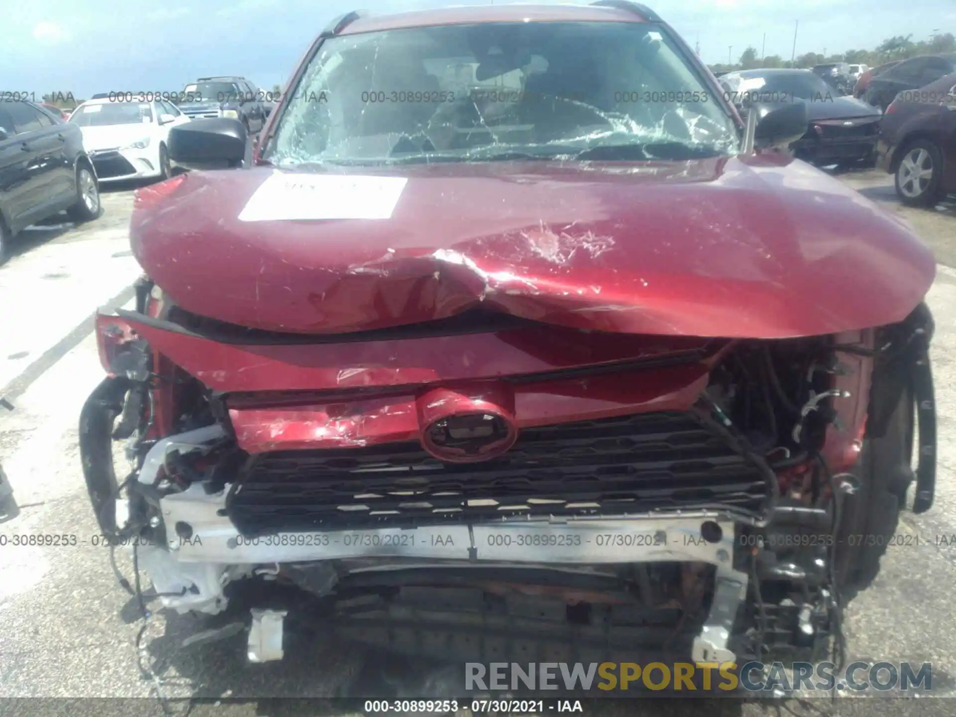 6 Photograph of a damaged car 2T3H1RFV5LW069807 TOYOTA RAV4 2020