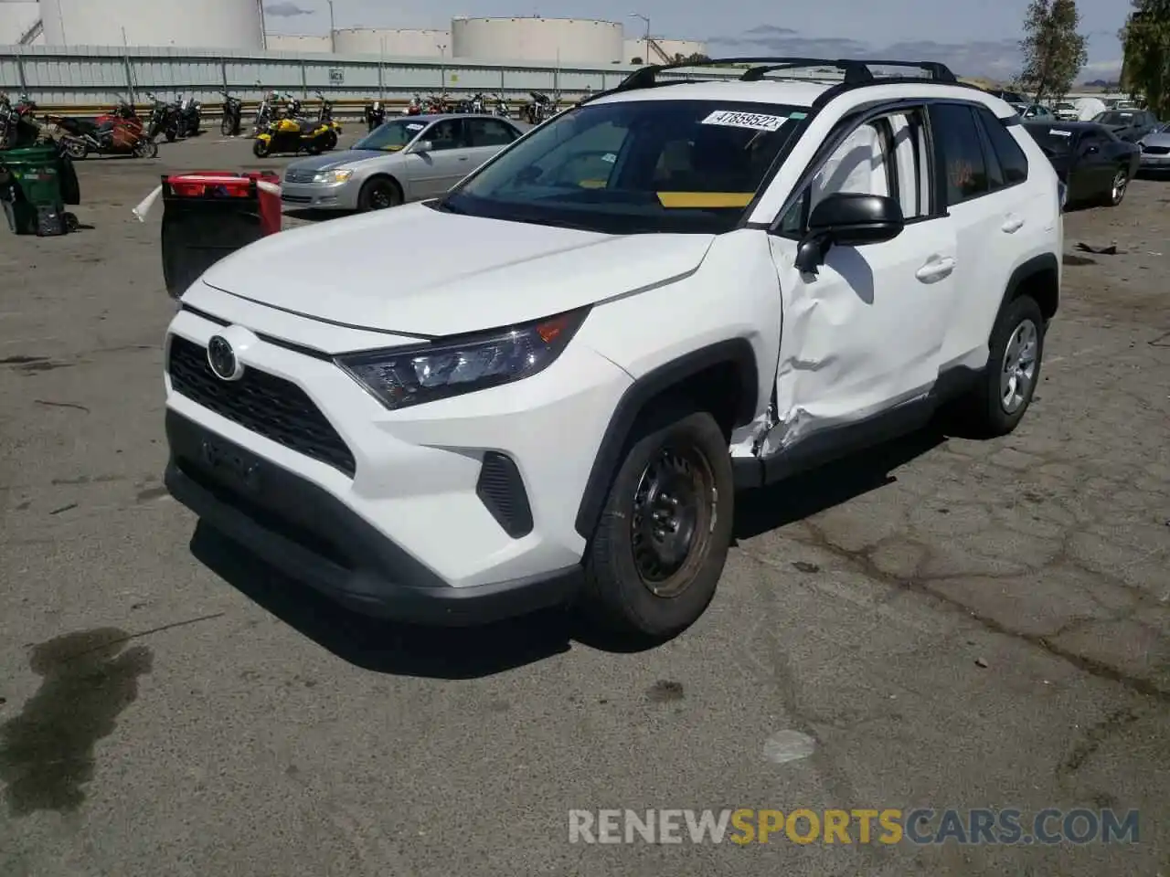 2 Photograph of a damaged car 2T3H1RFV5LW074263 TOYOTA RAV4 2020