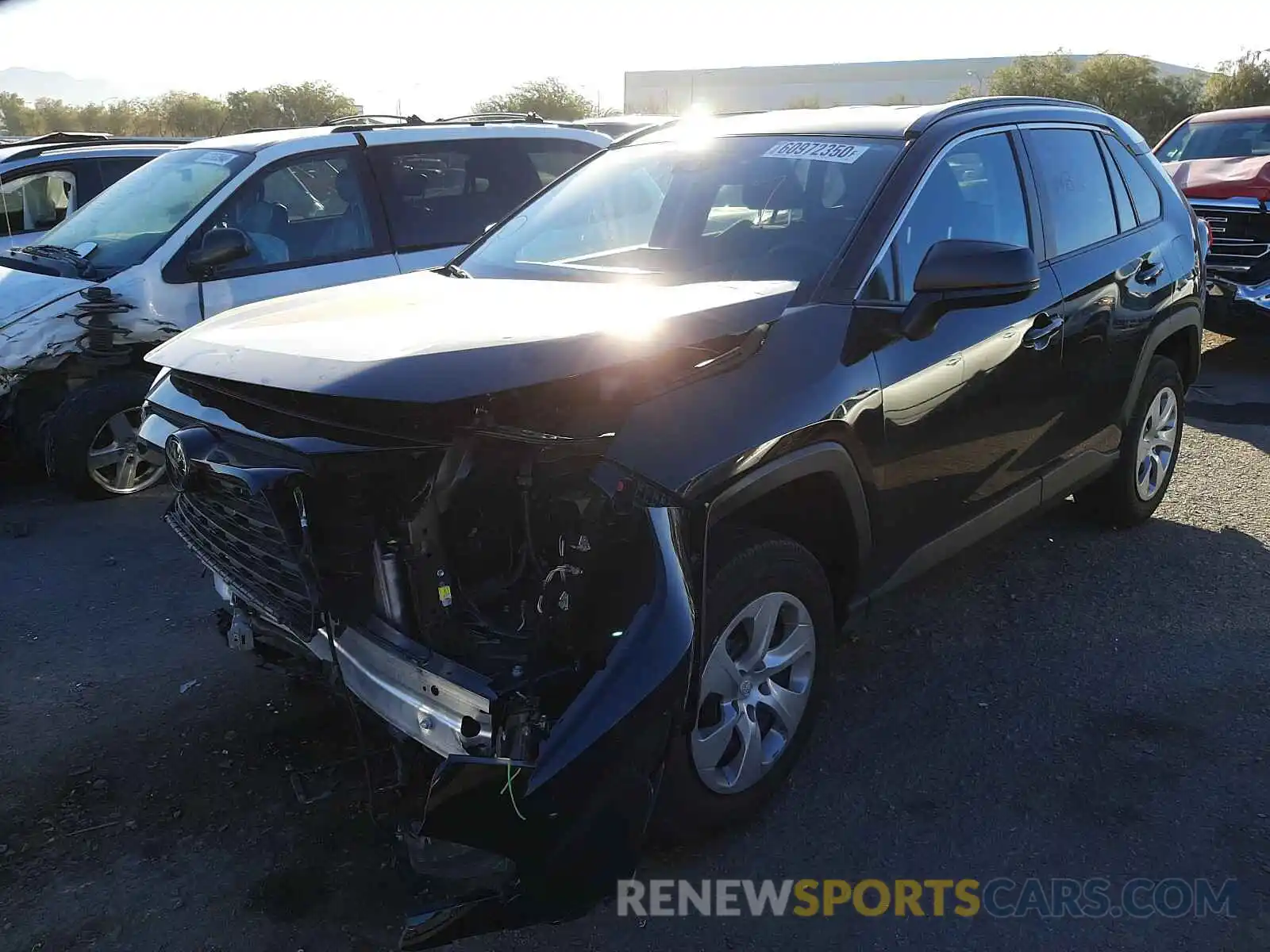 2 Photograph of a damaged car 2T3H1RFV5LW075946 TOYOTA RAV4 2020