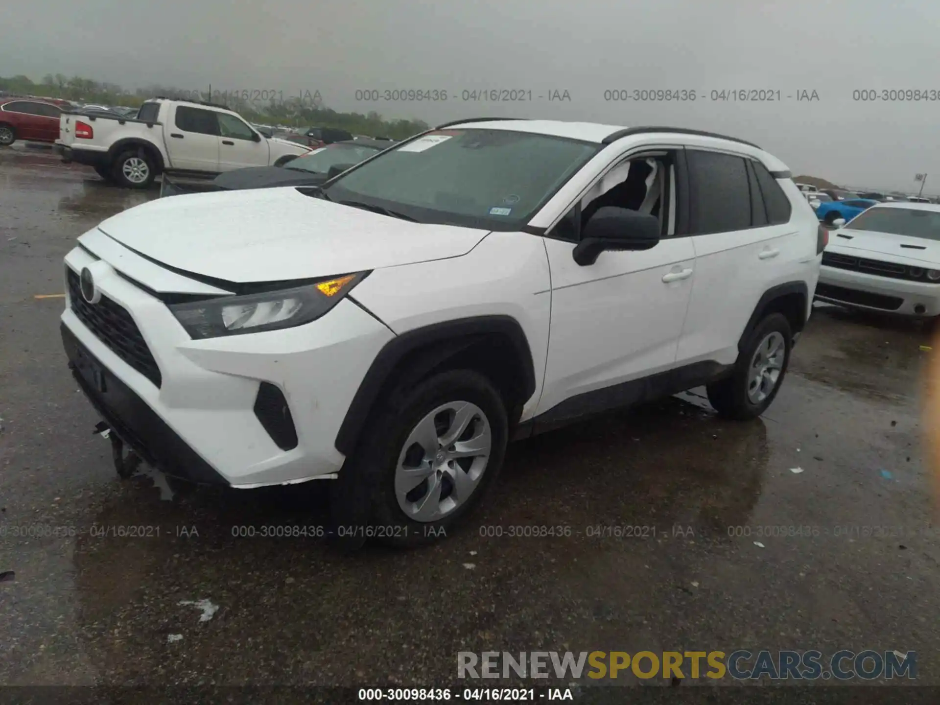 2 Фотография поврежденного автомобиля 2T3H1RFV5LW080547 TOYOTA RAV4 2020