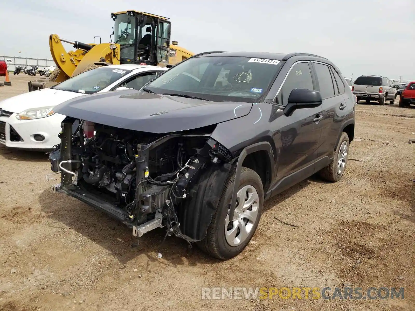 2 Photograph of a damaged car 2T3H1RFV5LW098739 TOYOTA RAV4 2020