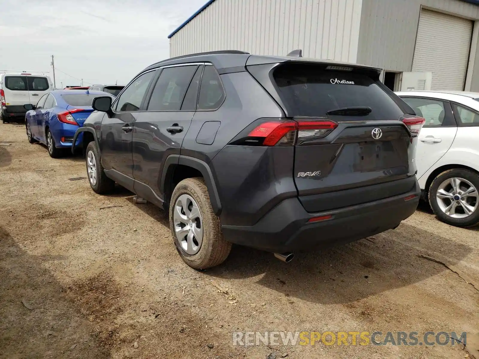 3 Photograph of a damaged car 2T3H1RFV5LW098739 TOYOTA RAV4 2020