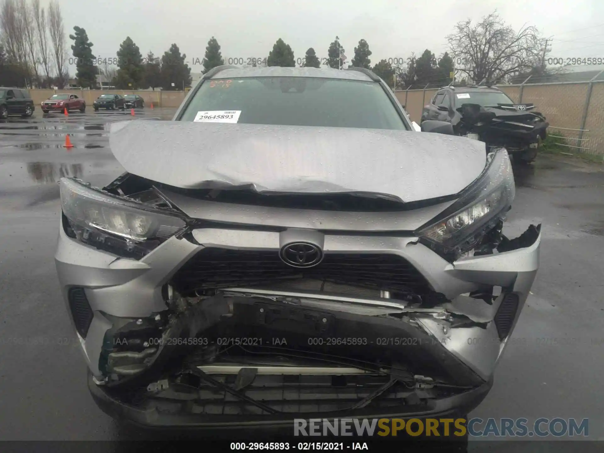 6 Photograph of a damaged car 2T3H1RFV5LW099891 TOYOTA RAV4 2020