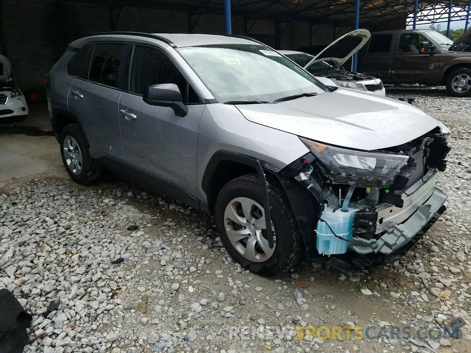 1 Photograph of a damaged car 2T3H1RFV6LC038518 TOYOTA RAV4 2020