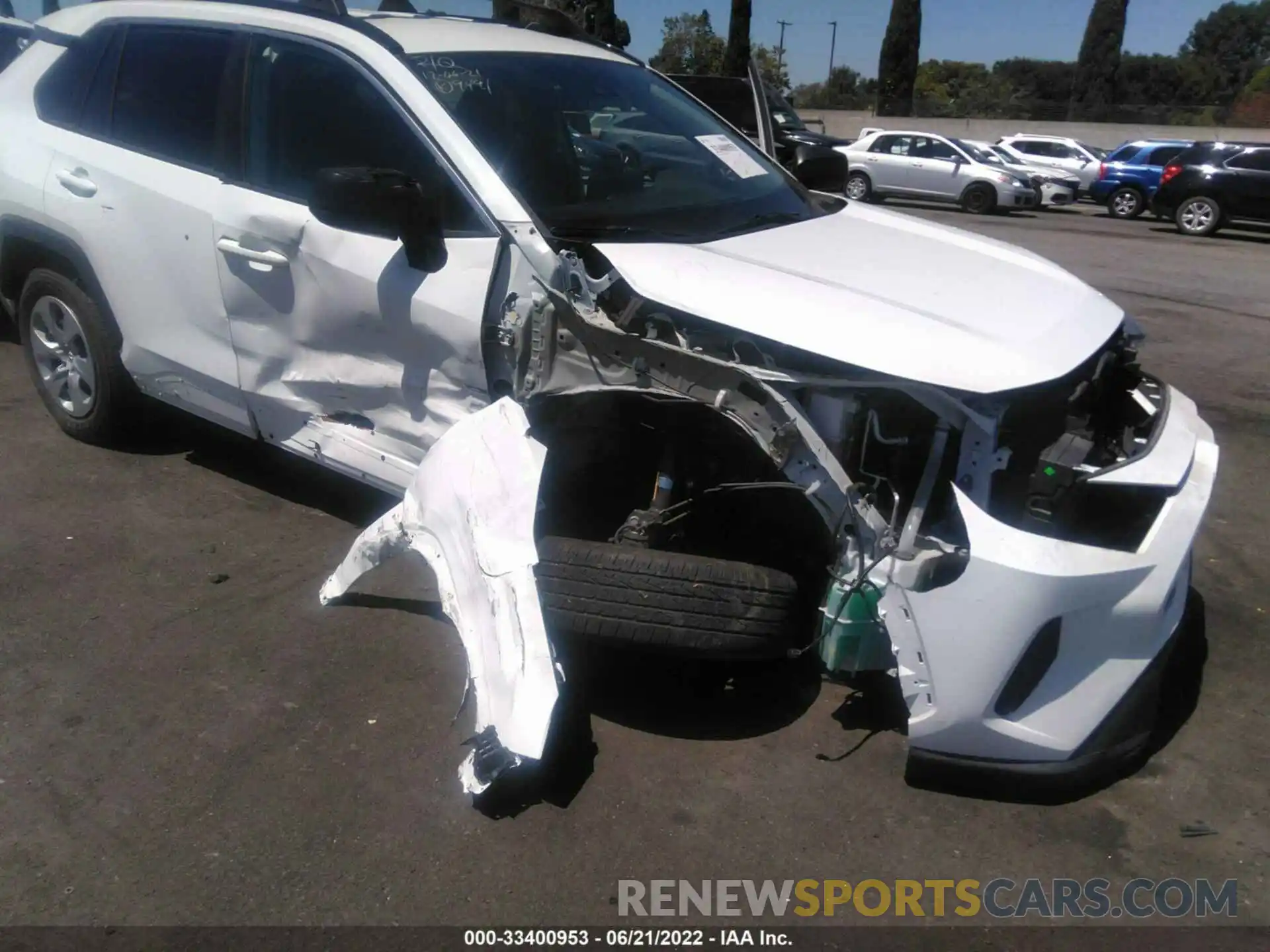 6 Photograph of a damaged car 2T3H1RFV6LC039491 TOYOTA RAV4 2020