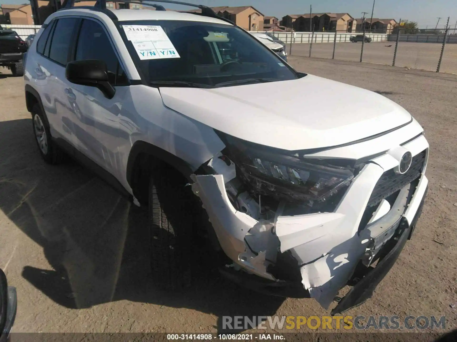 1 Photograph of a damaged car 2T3H1RFV6LC048241 TOYOTA RAV4 2020