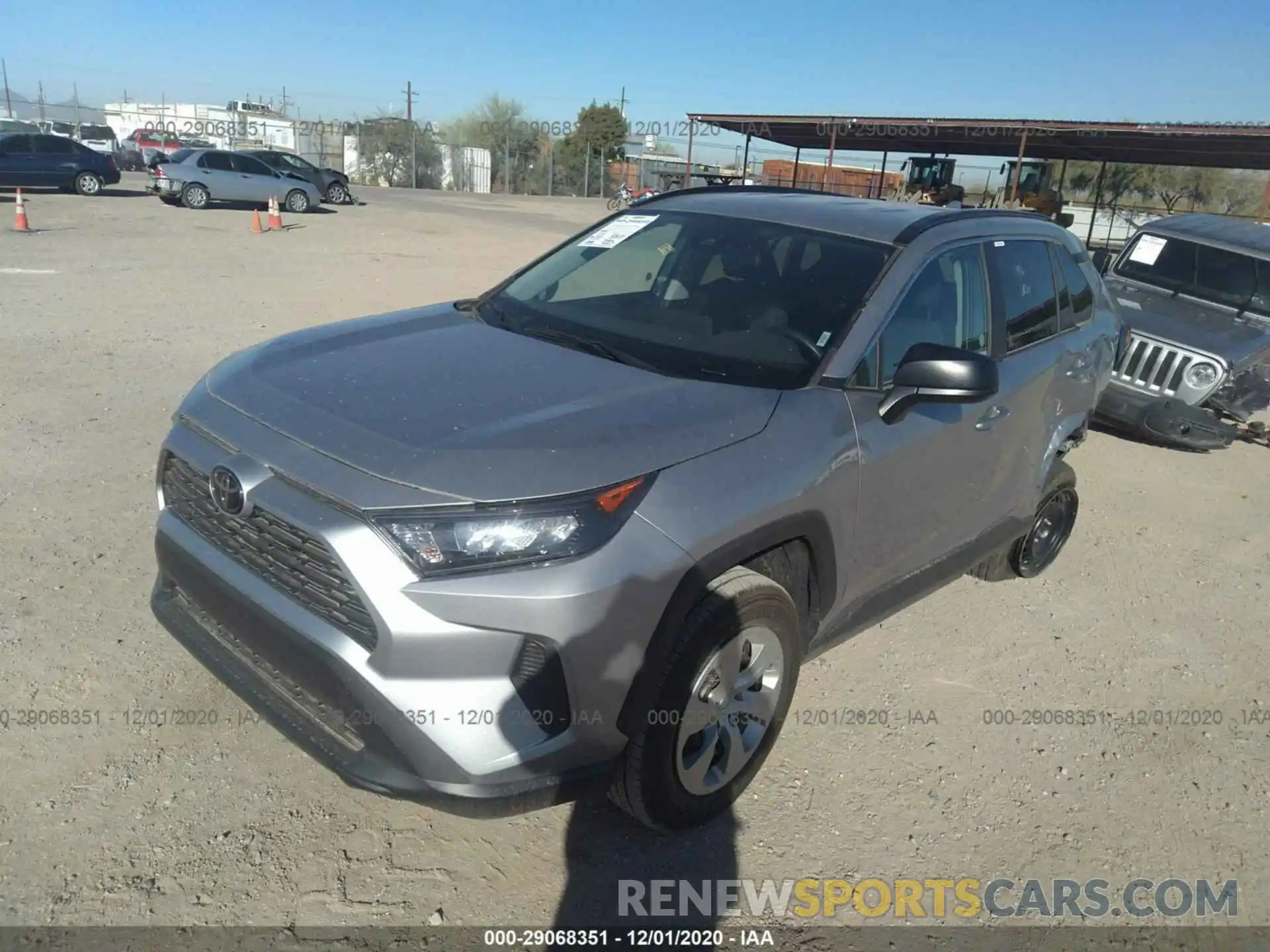 2 Photograph of a damaged car 2T3H1RFV6LC048367 TOYOTA RAV4 2020