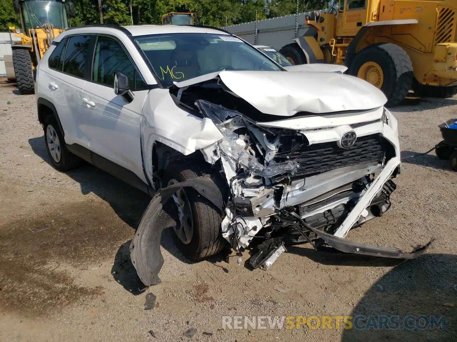 9 Photograph of a damaged car 2T3H1RFV6LC050622 TOYOTA RAV4 2020