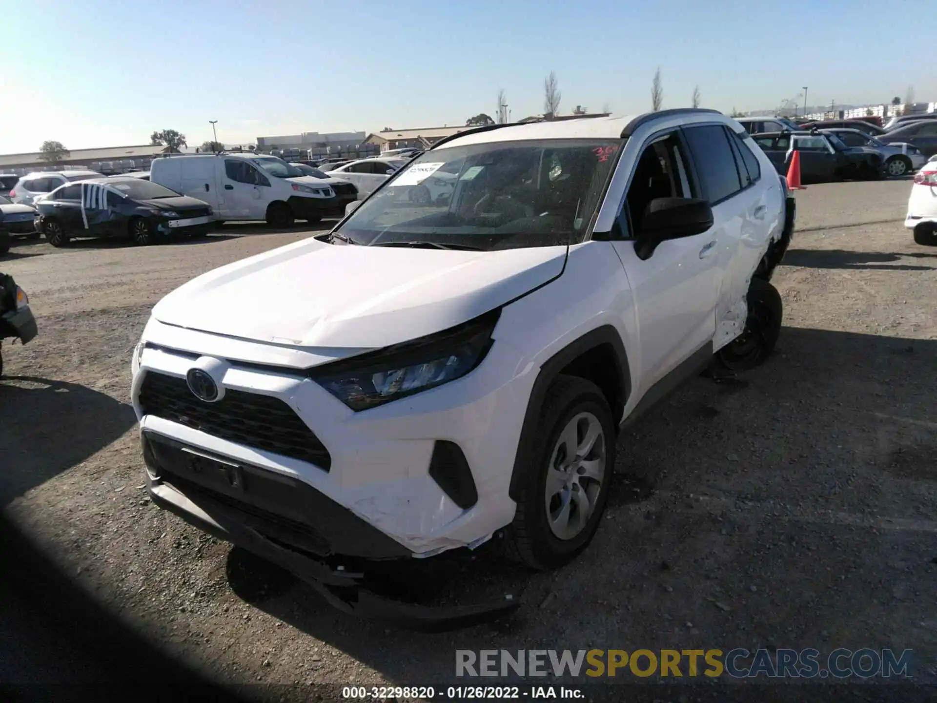 2 Photograph of a damaged car 2T3H1RFV6LC052435 TOYOTA RAV4 2020