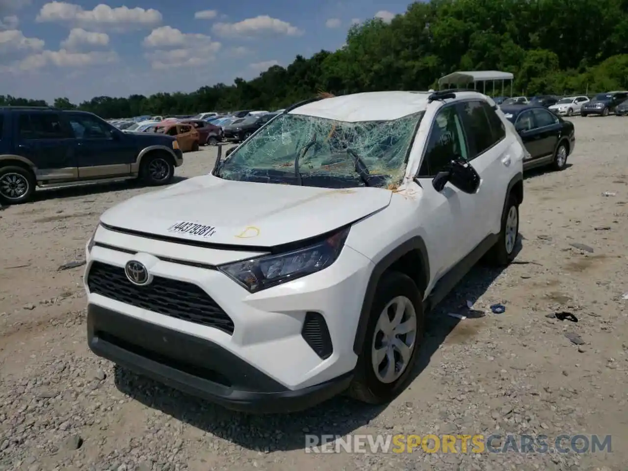 2 Photograph of a damaged car 2T3H1RFV6LC056789 TOYOTA RAV4 2020