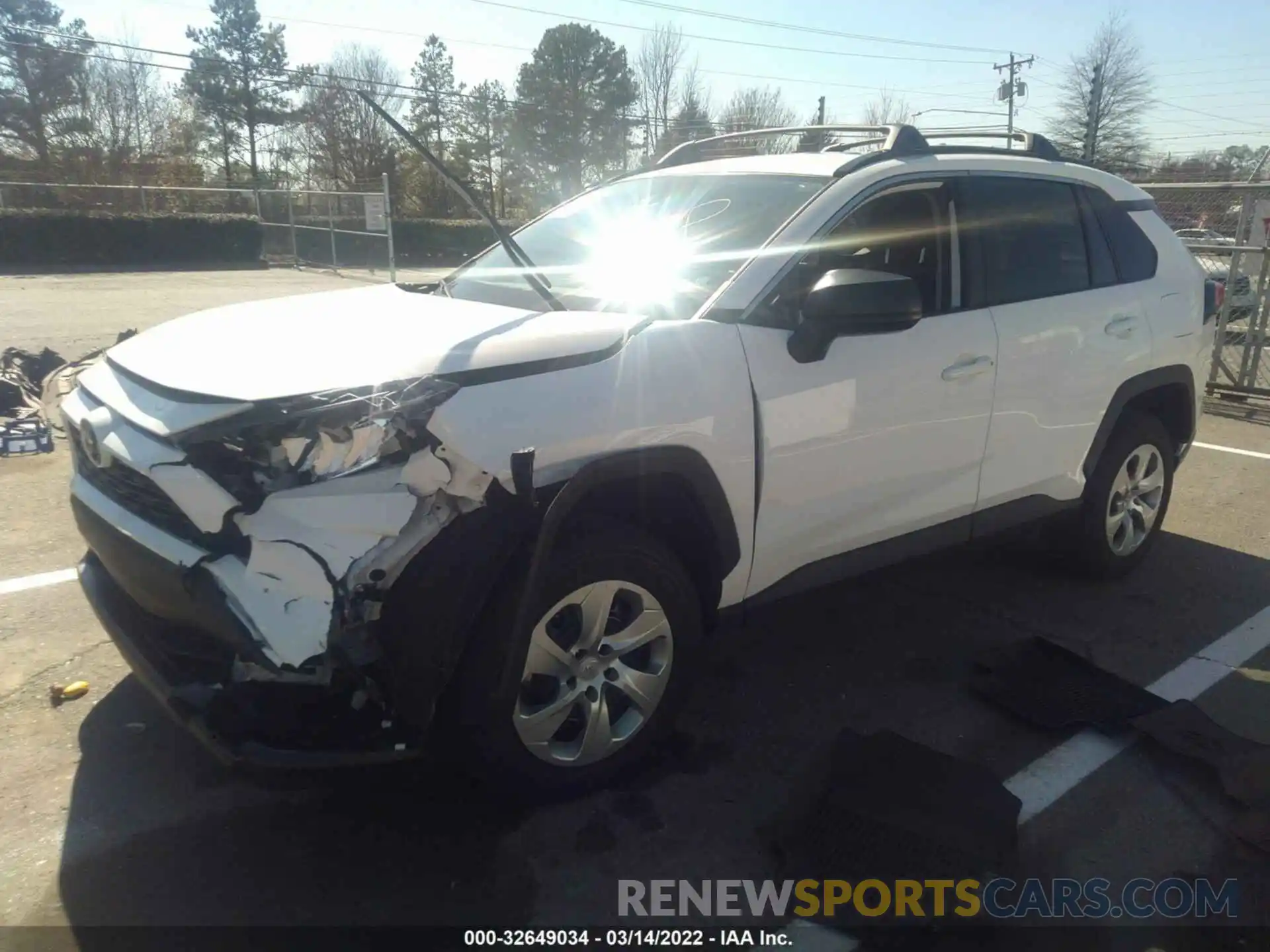 2 Photograph of a damaged car 2T3H1RFV6LC066125 TOYOTA RAV4 2020