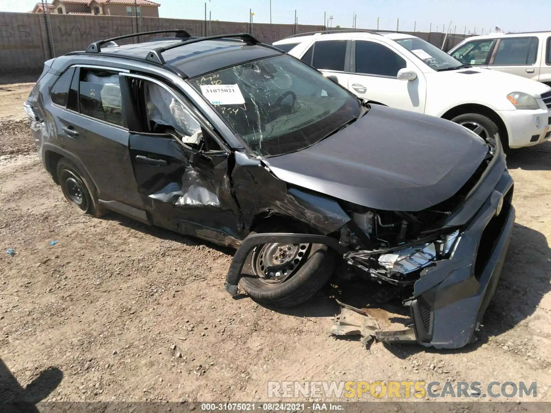 1 Photograph of a damaged car 2T3H1RFV6LC071275 TOYOTA RAV4 2020