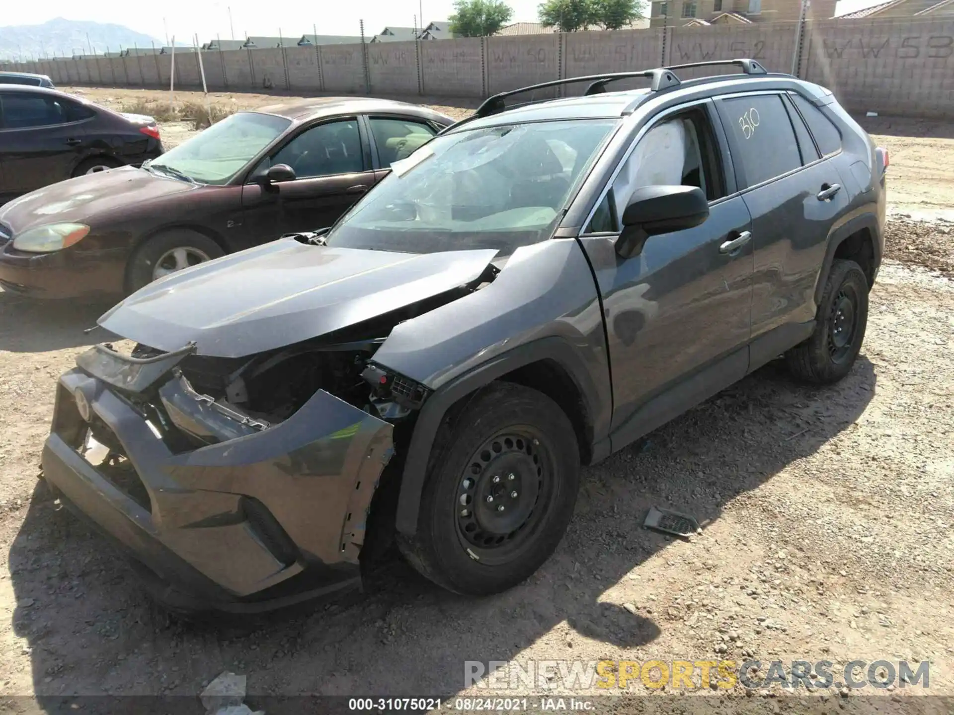 2 Photograph of a damaged car 2T3H1RFV6LC071275 TOYOTA RAV4 2020