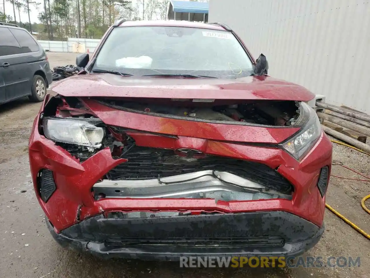 9 Photograph of a damaged car 2T3H1RFV6LC072698 TOYOTA RAV4 2020