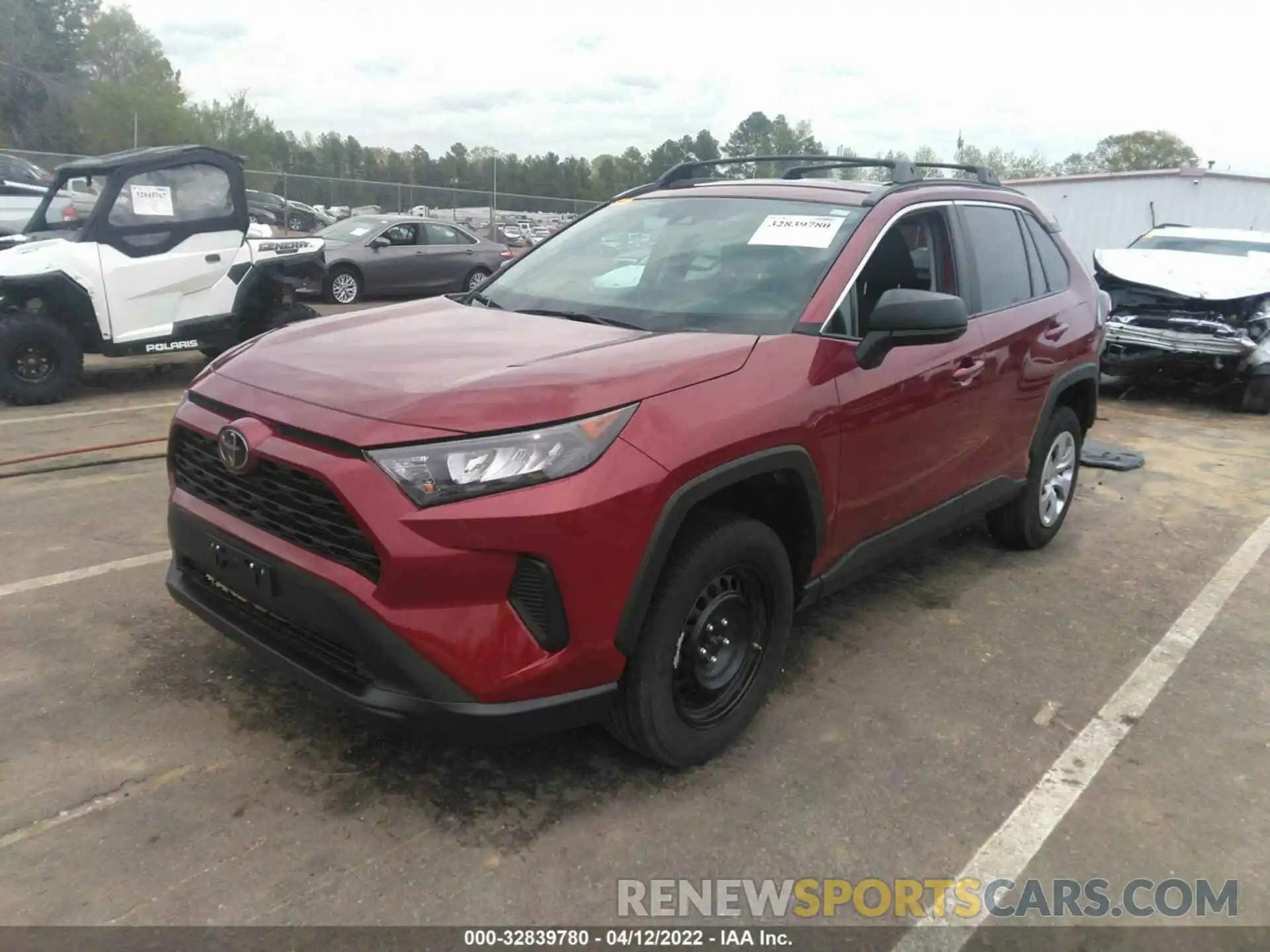 2 Фотография поврежденного автомобиля 2T3H1RFV6LW075521 TOYOTA RAV4 2020