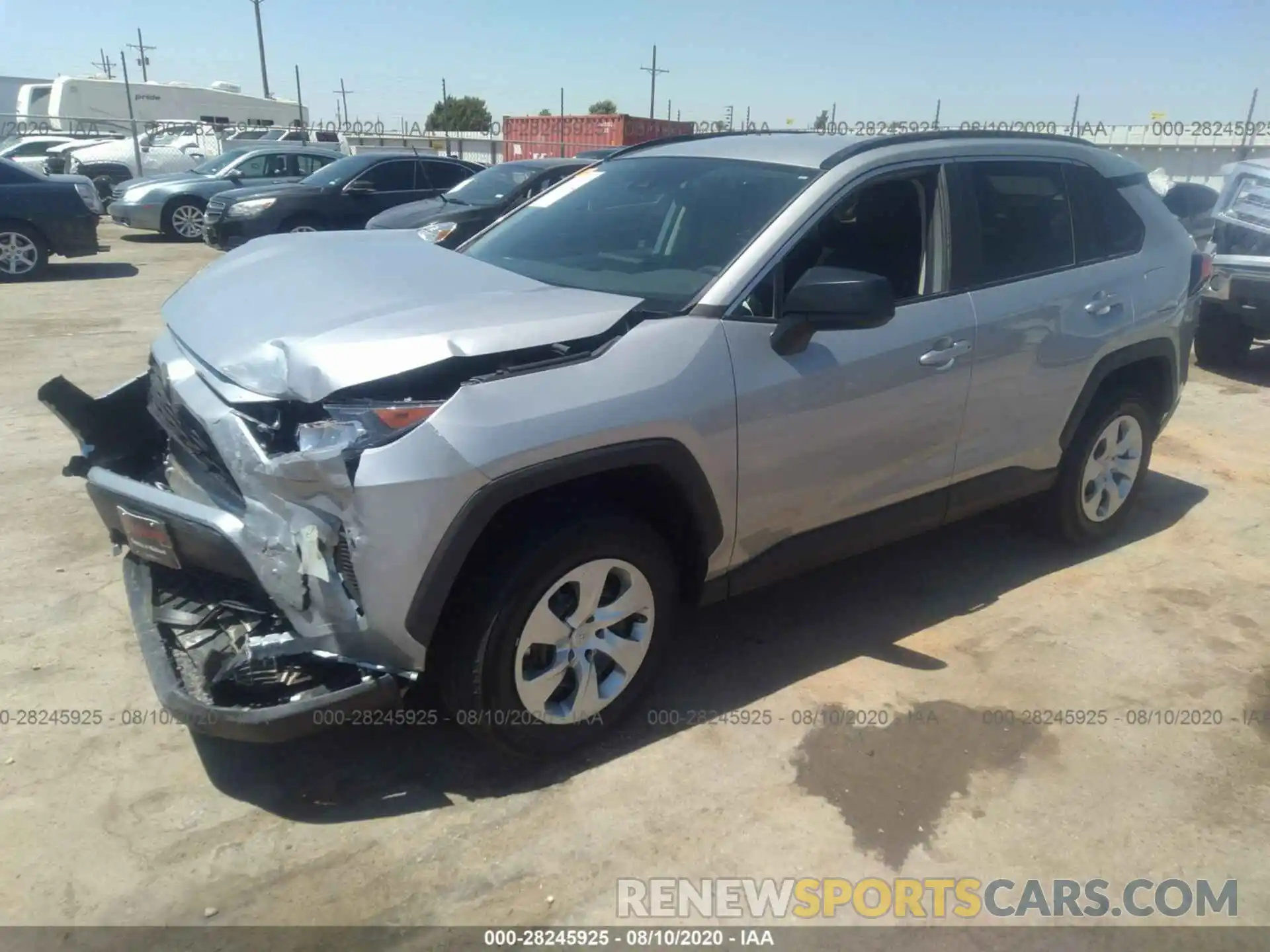 2 Photograph of a damaged car 2T3H1RFV6LW082002 TOYOTA RAV4 2020