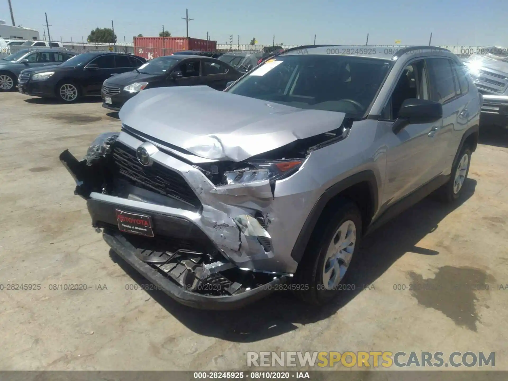 6 Photograph of a damaged car 2T3H1RFV6LW082002 TOYOTA RAV4 2020