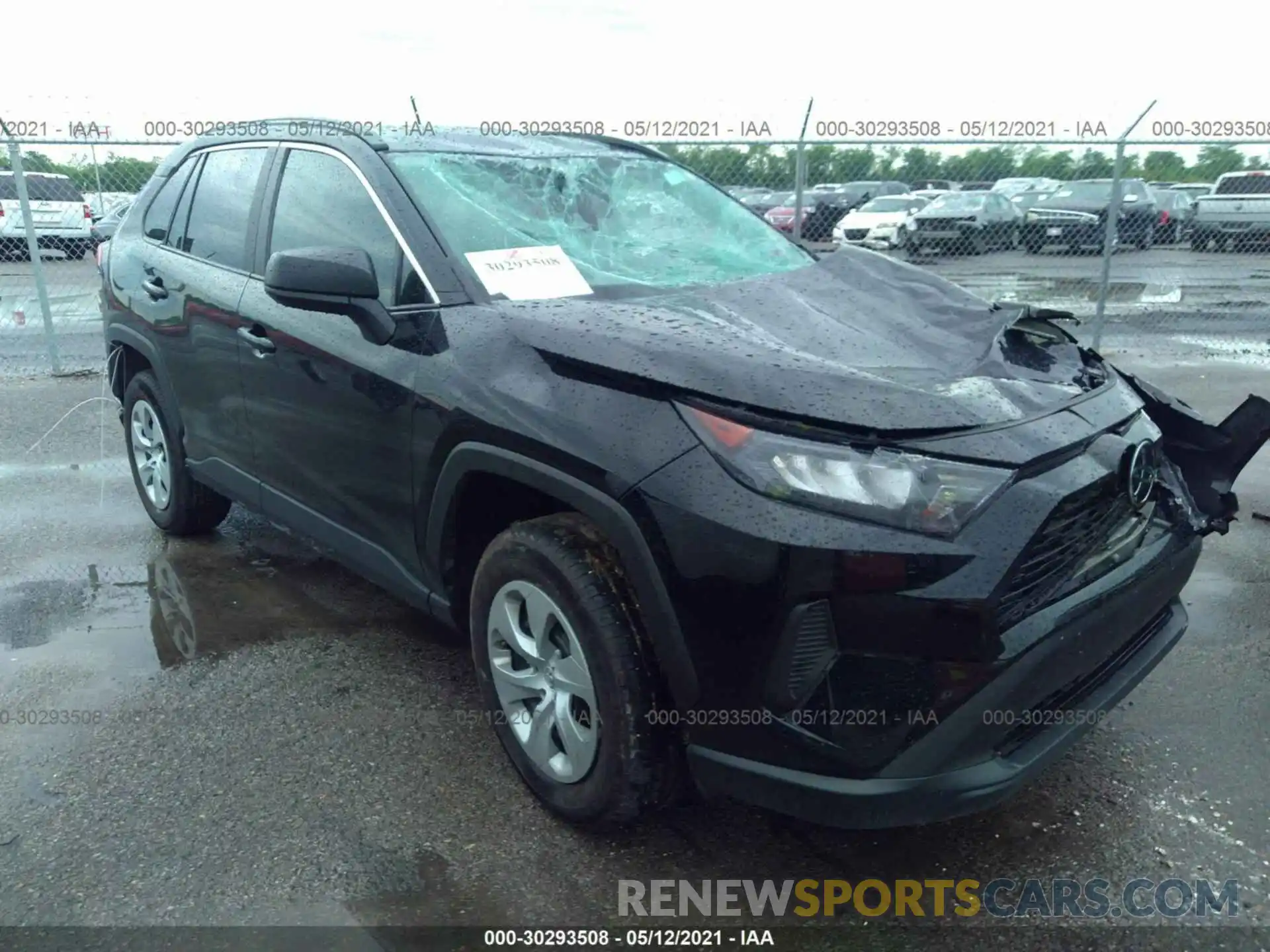 1 Photograph of a damaged car 2T3H1RFV6LW083487 TOYOTA RAV4 2020