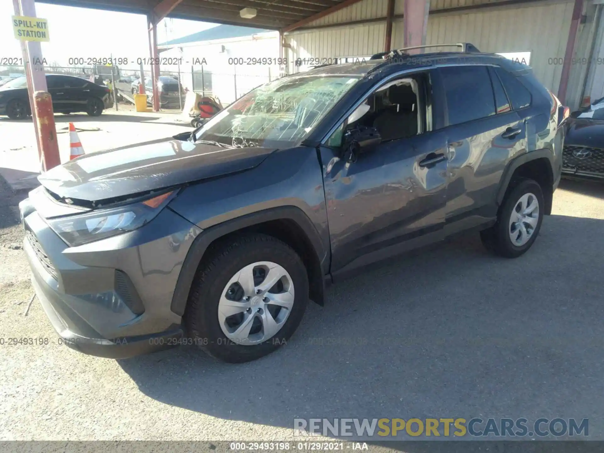 2 Photograph of a damaged car 2T3H1RFV6LW092271 TOYOTA RAV4 2020