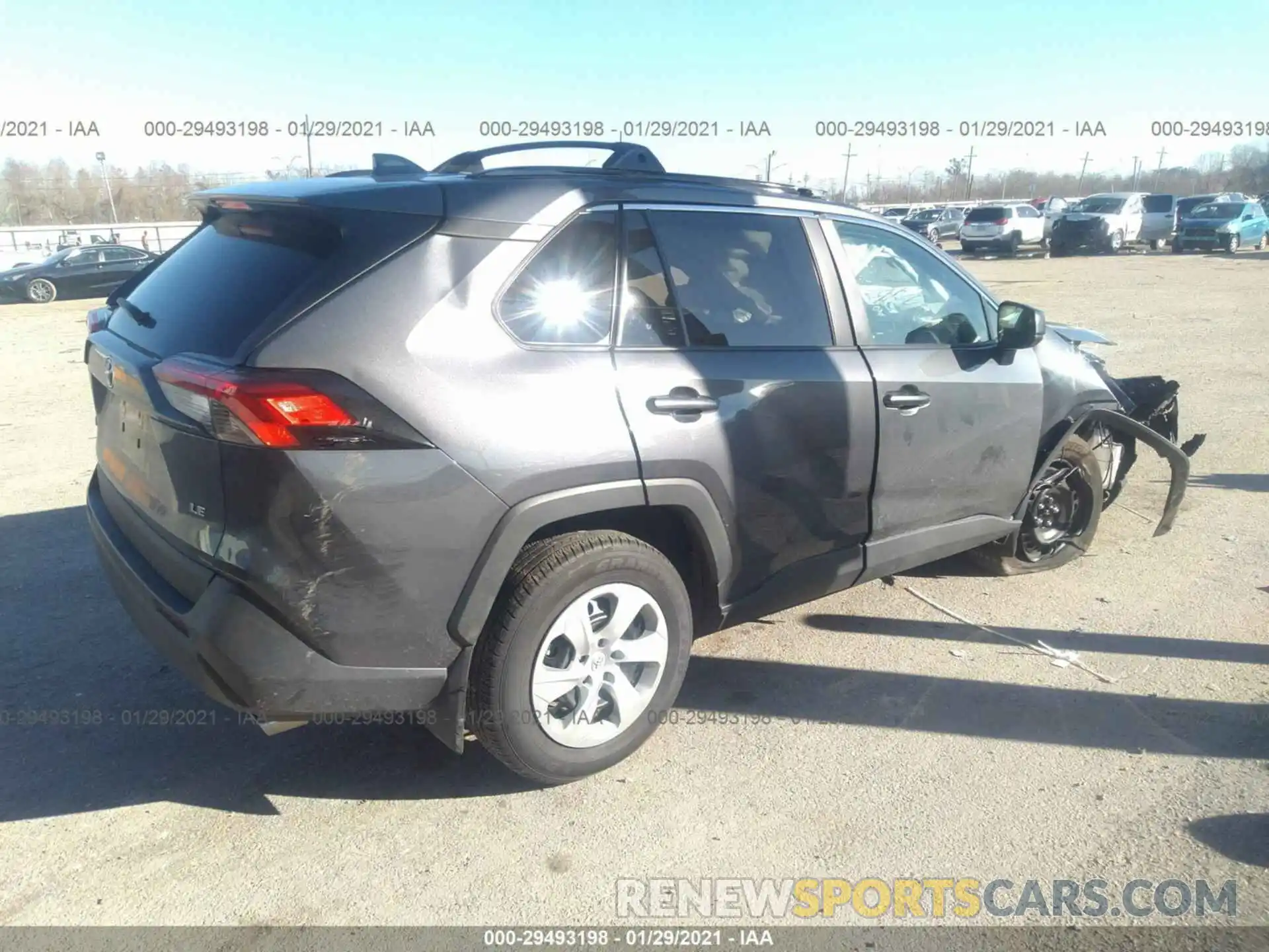 4 Photograph of a damaged car 2T3H1RFV6LW092271 TOYOTA RAV4 2020