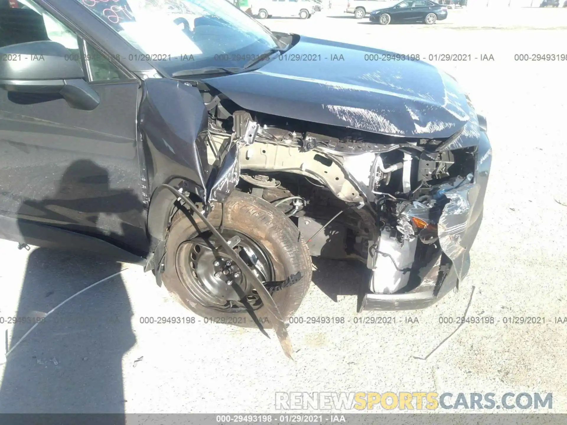 6 Photograph of a damaged car 2T3H1RFV6LW092271 TOYOTA RAV4 2020