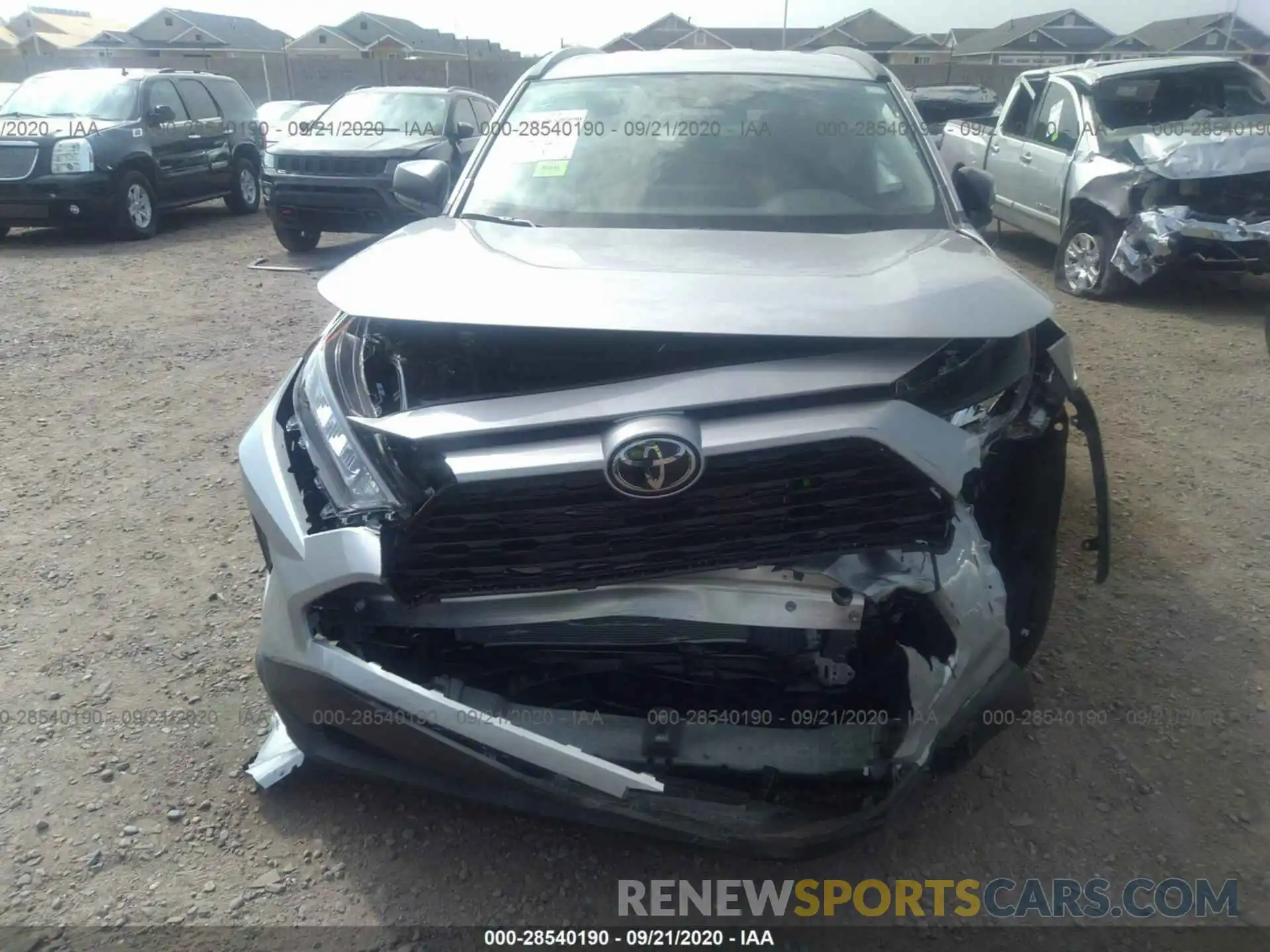 6 Photograph of a damaged car 2T3H1RFV6LW094876 TOYOTA RAV4 2020