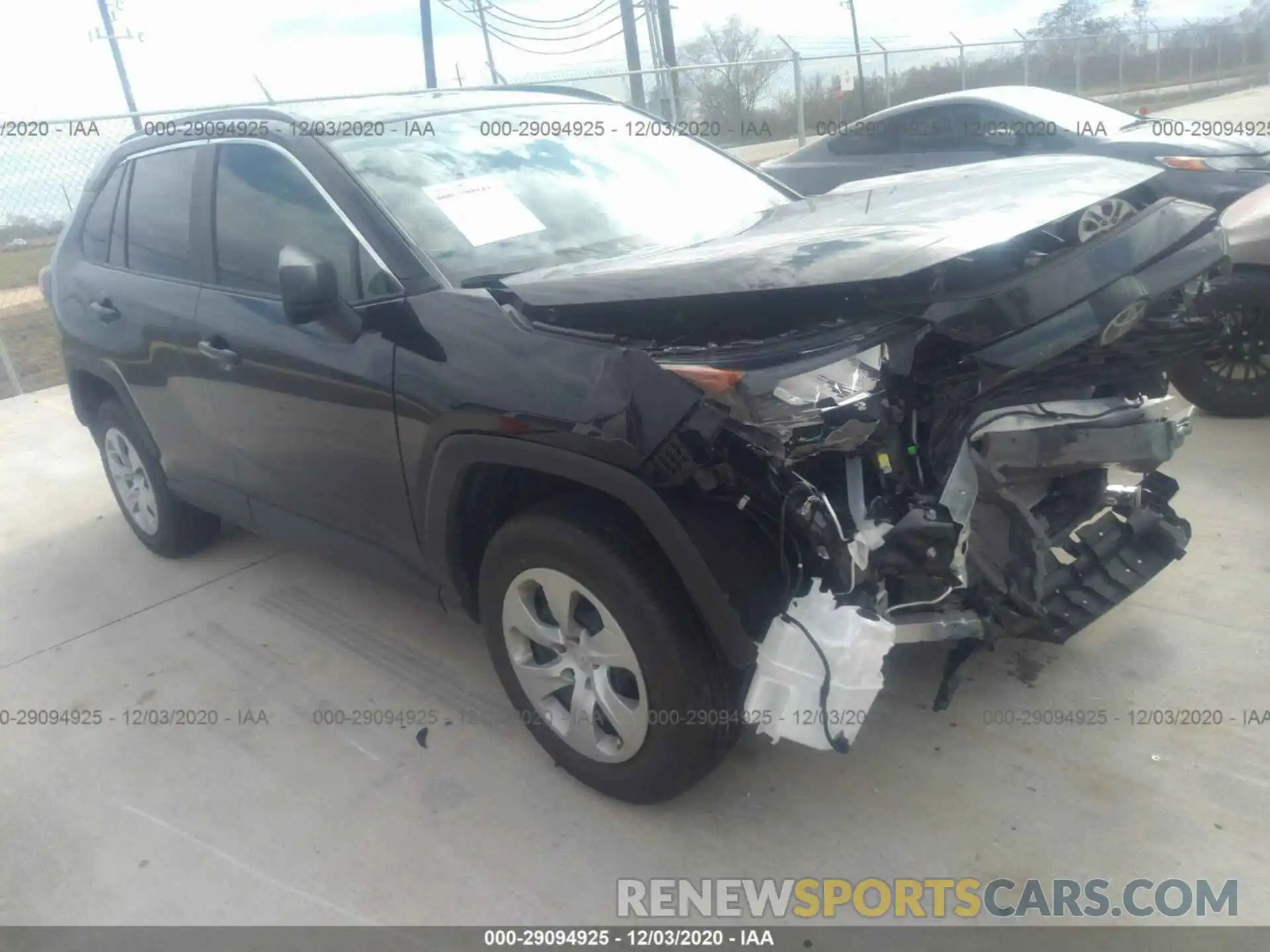 1 Photograph of a damaged car 2T3H1RFV6LW095932 TOYOTA RAV4 2020