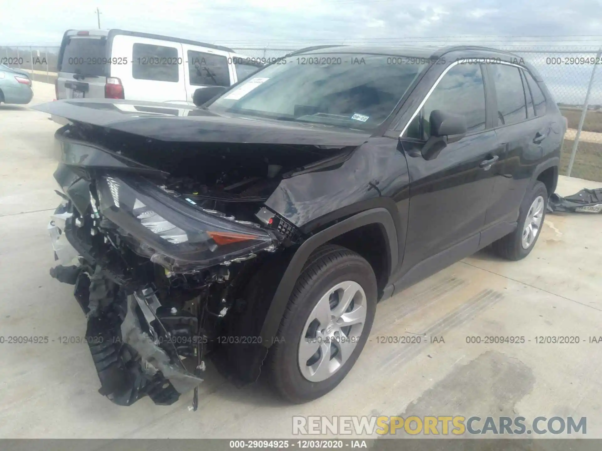 2 Фотография поврежденного автомобиля 2T3H1RFV6LW095932 TOYOTA RAV4 2020