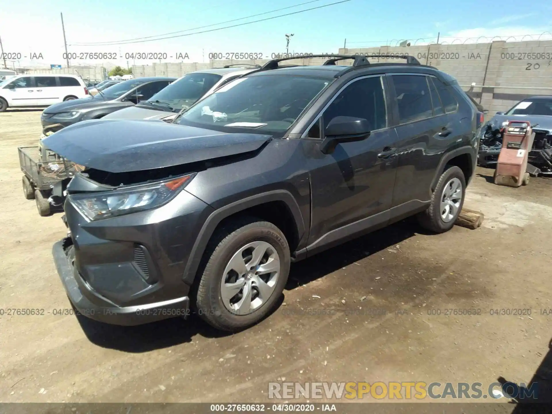 2 Photograph of a damaged car 2T3H1RFV7LC034705 TOYOTA RAV4 2020