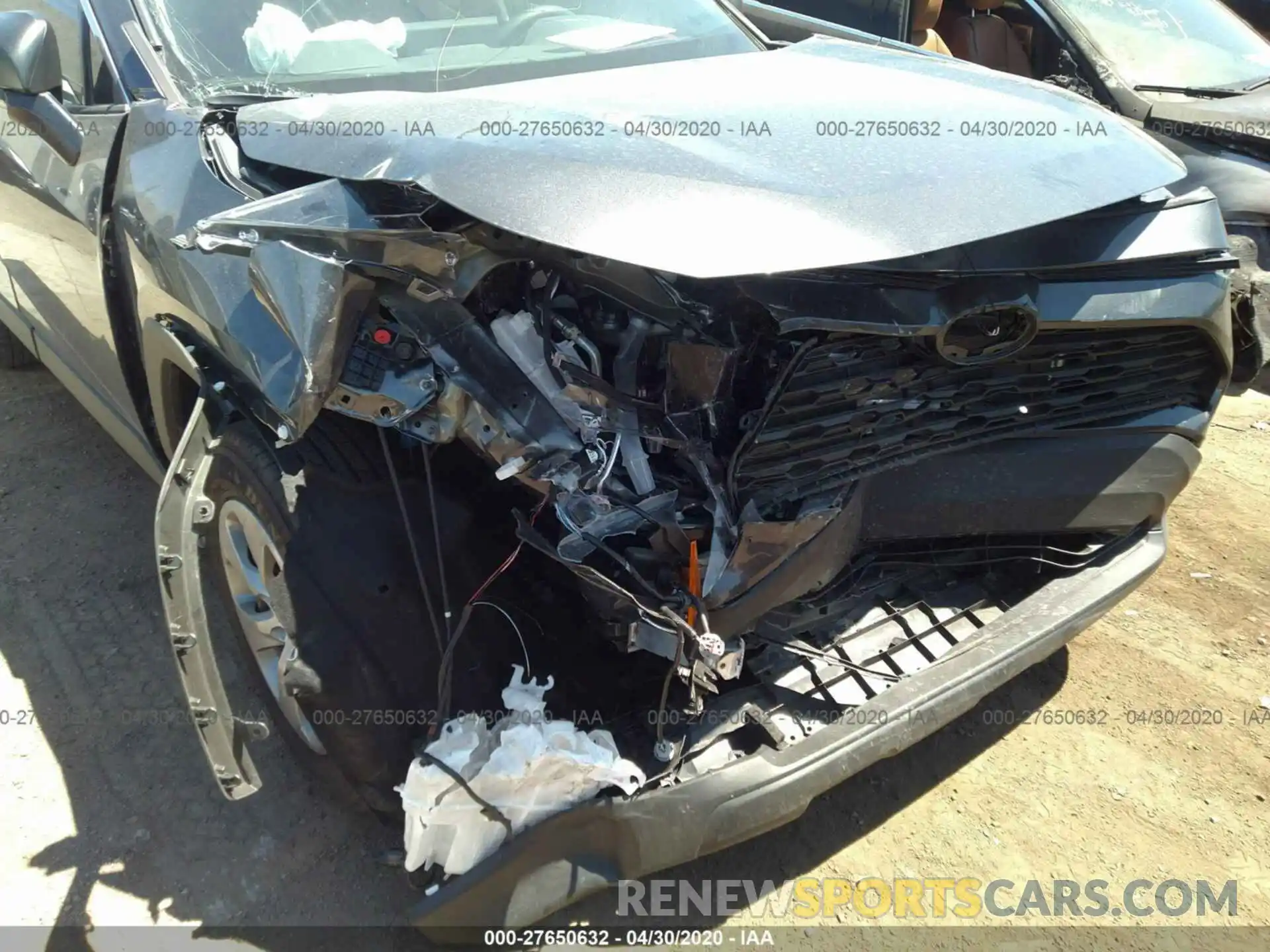 6 Photograph of a damaged car 2T3H1RFV7LC034705 TOYOTA RAV4 2020